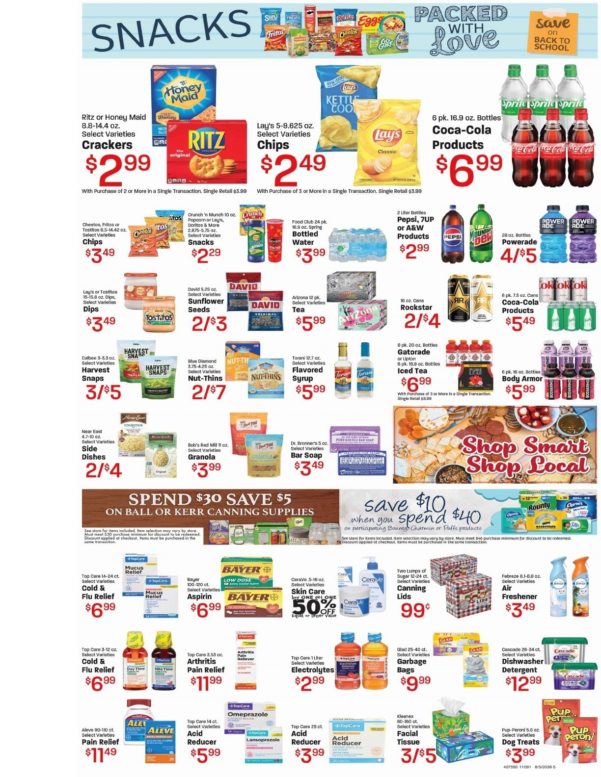 Parowan's Market Weekly Ad August 5 - 11, 2026