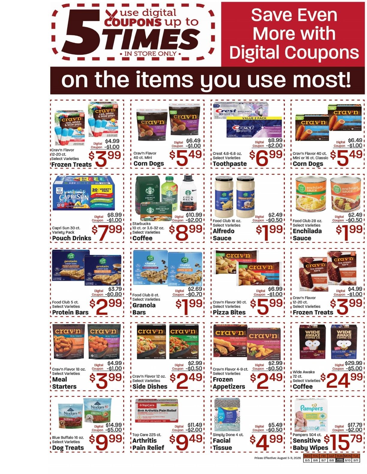 Parowan's Market Weekly Ad August 5 - 11, 2026