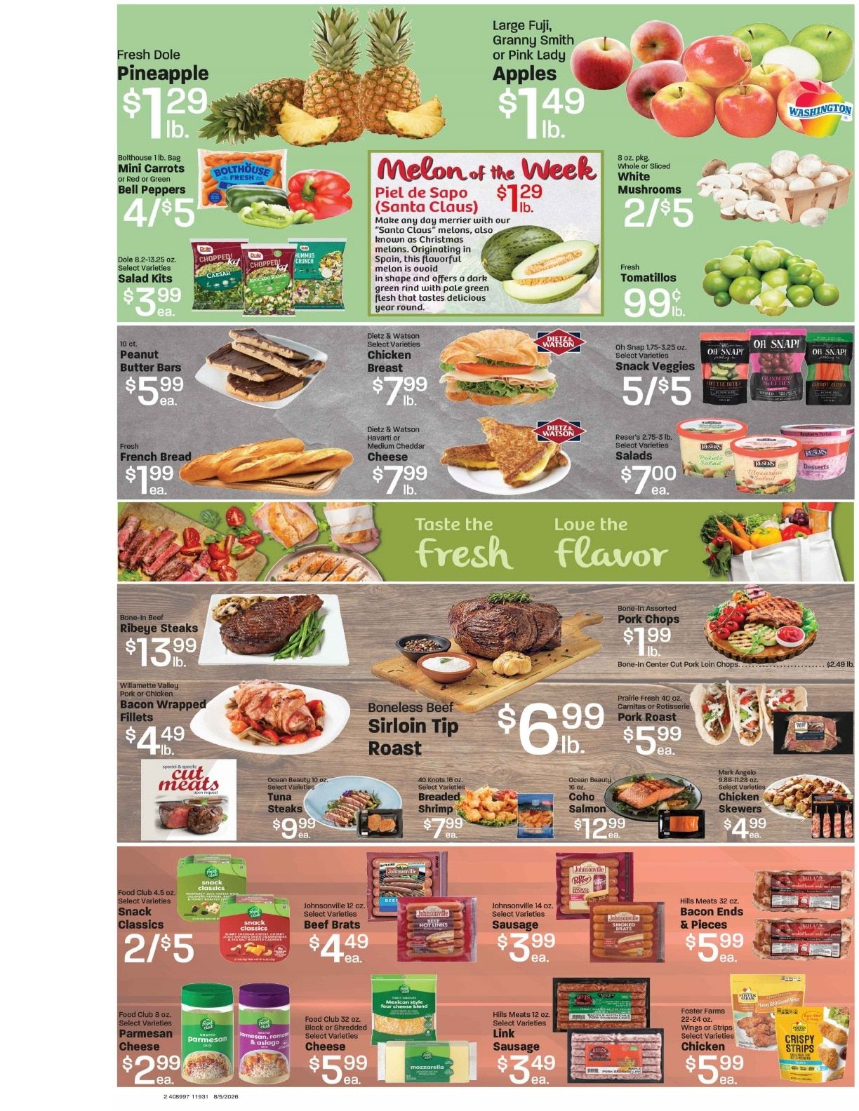 Davis Food & Drug (Vernal, UT) Hispanic Weekly Ad August 5 - 11, 2026