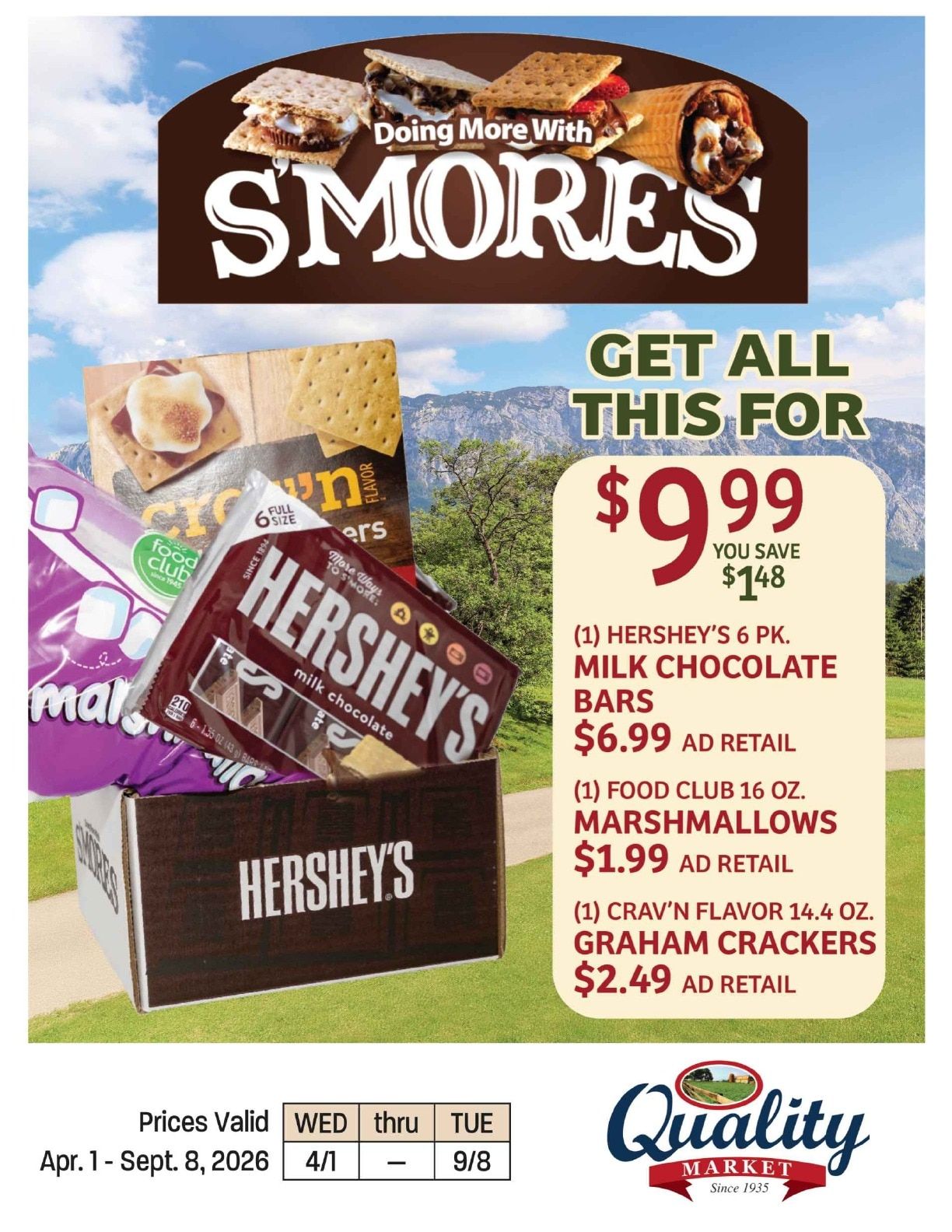 Quality Market (Delta, UT) Seasonal Savings Weekly Ad April 1 - September 8, 2026