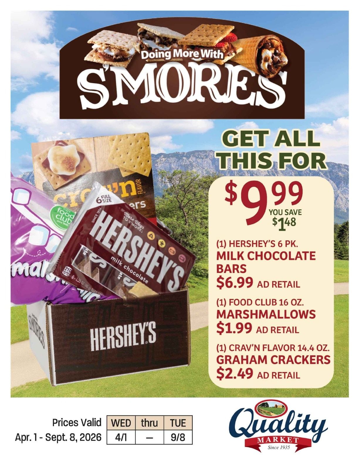 Quality Market (Delta, UT) Seasonal Savings Weekly Ad April 1 - September 8, 2026