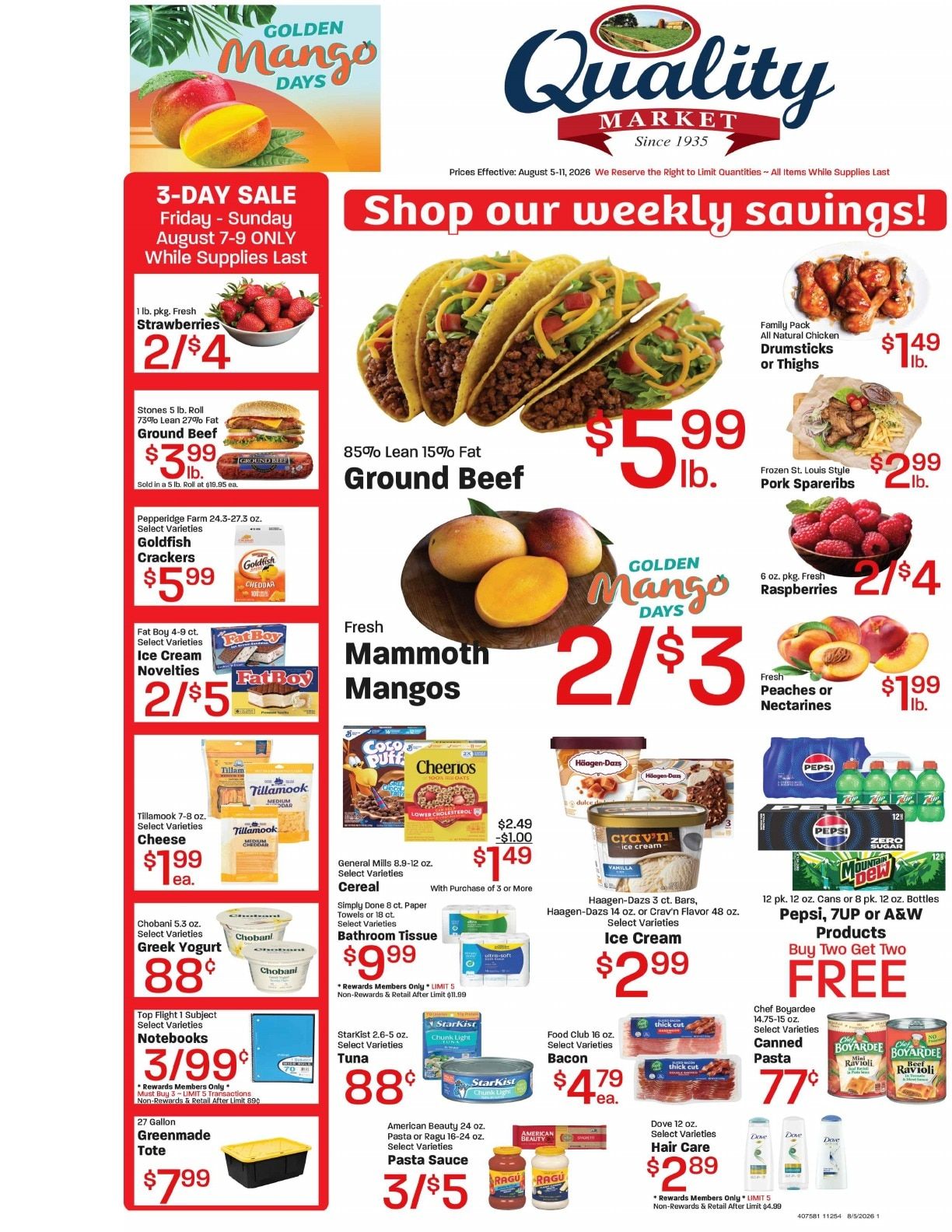 Quality Market Weekly Ad August 5 - 11, 2026