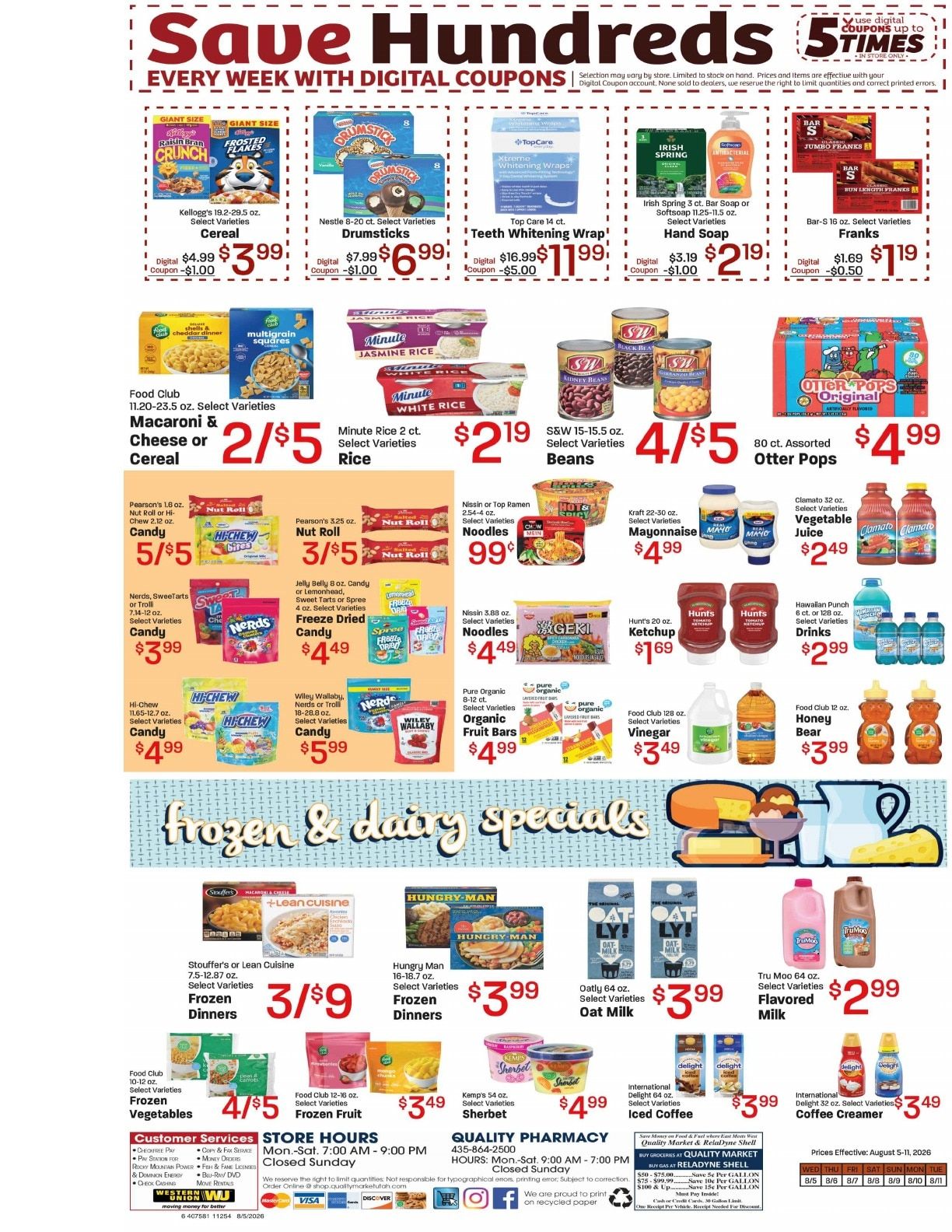 Quality Market Weekly Ad August 5 - 11, 2026