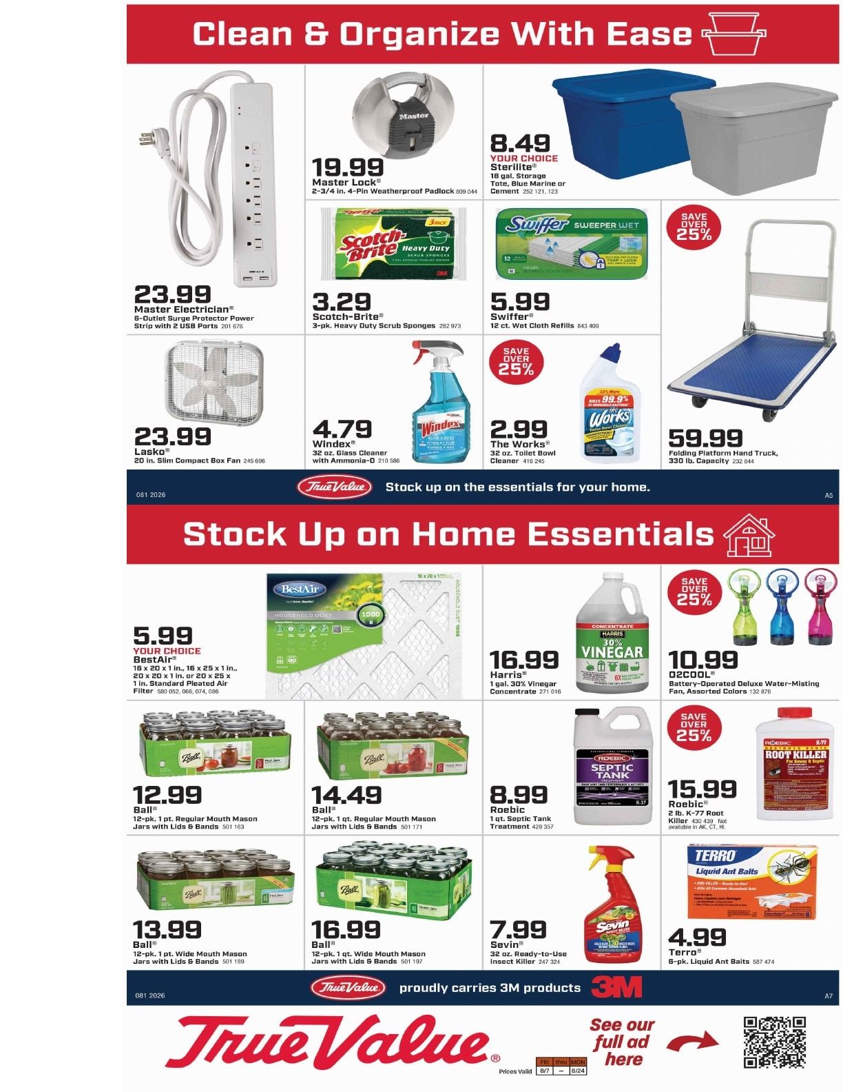 Davis Food & Drug True Value Savings Weekly Ad August 7 - 24, 2026