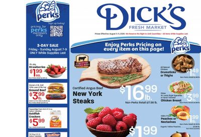 Dick's Market (Bountiful, UT) Weekly Ad August 5 - 11, 2026