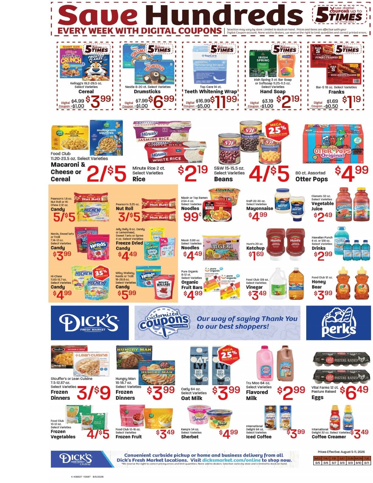 Dick's Market (Bountiful, UT) Weekly Ad August 5 - 11, 2026