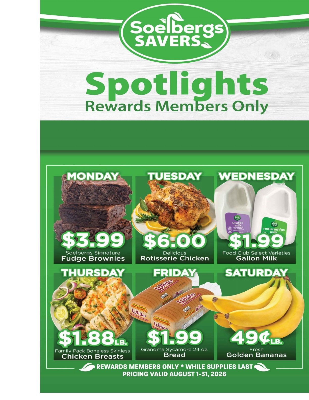 Soelbergs Weekly Ad August 5 - 11, 2026