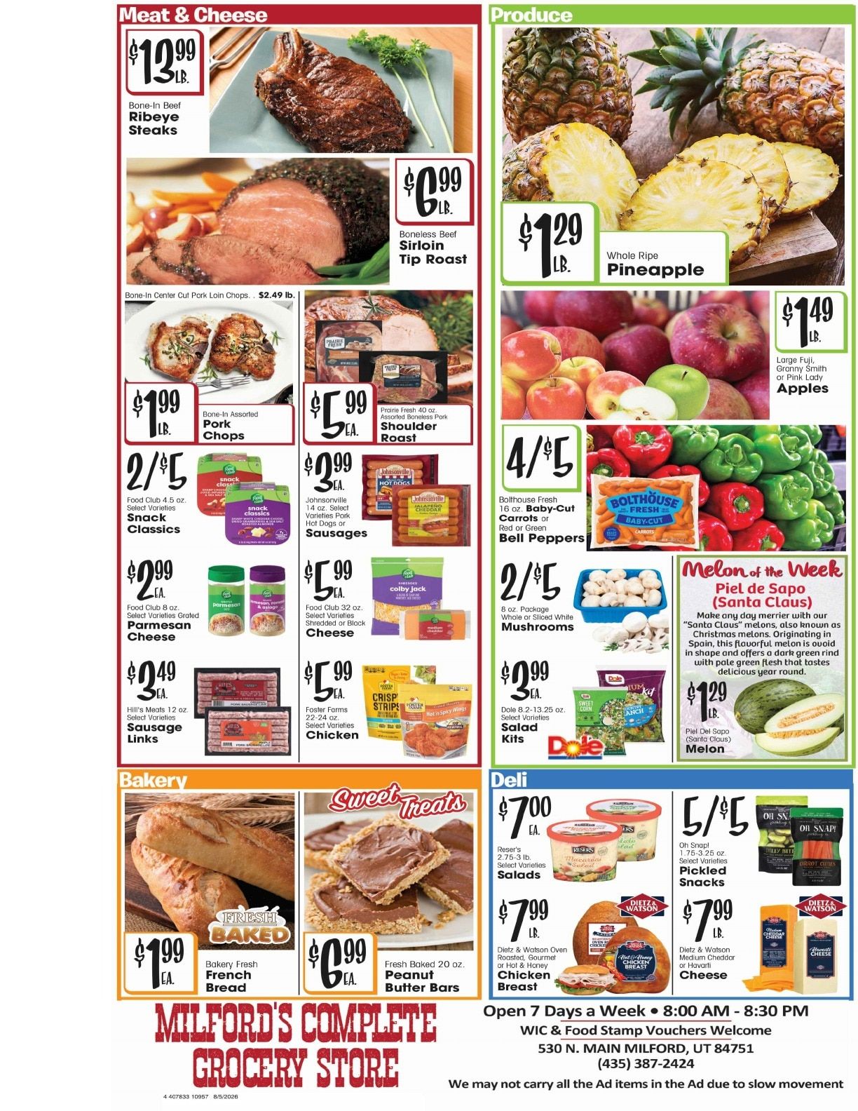 Sunshine Market Weekly Ad August 5 - 11, 2026