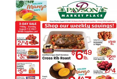 Payson Market Weekly Ad August 5 - 11, 2026