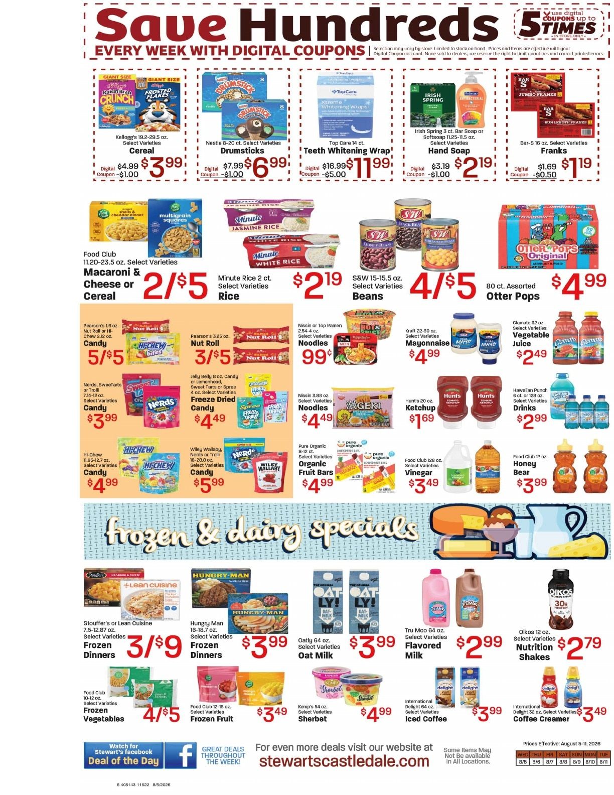 Stewart's Marketplace (Castle Dale, UT) Weekly Ad August 5 - 11, 2026