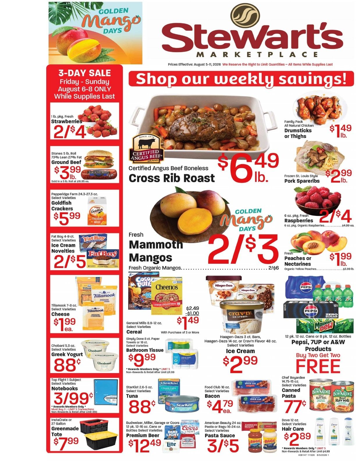 Stewart's Marketplace (Roosevelt, UT) Weekly Ad August 5 - 11, 2026