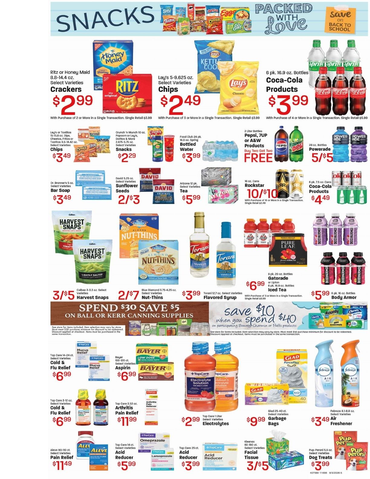 Ute Plaza Weekly Ad August 5 - 11, 2026