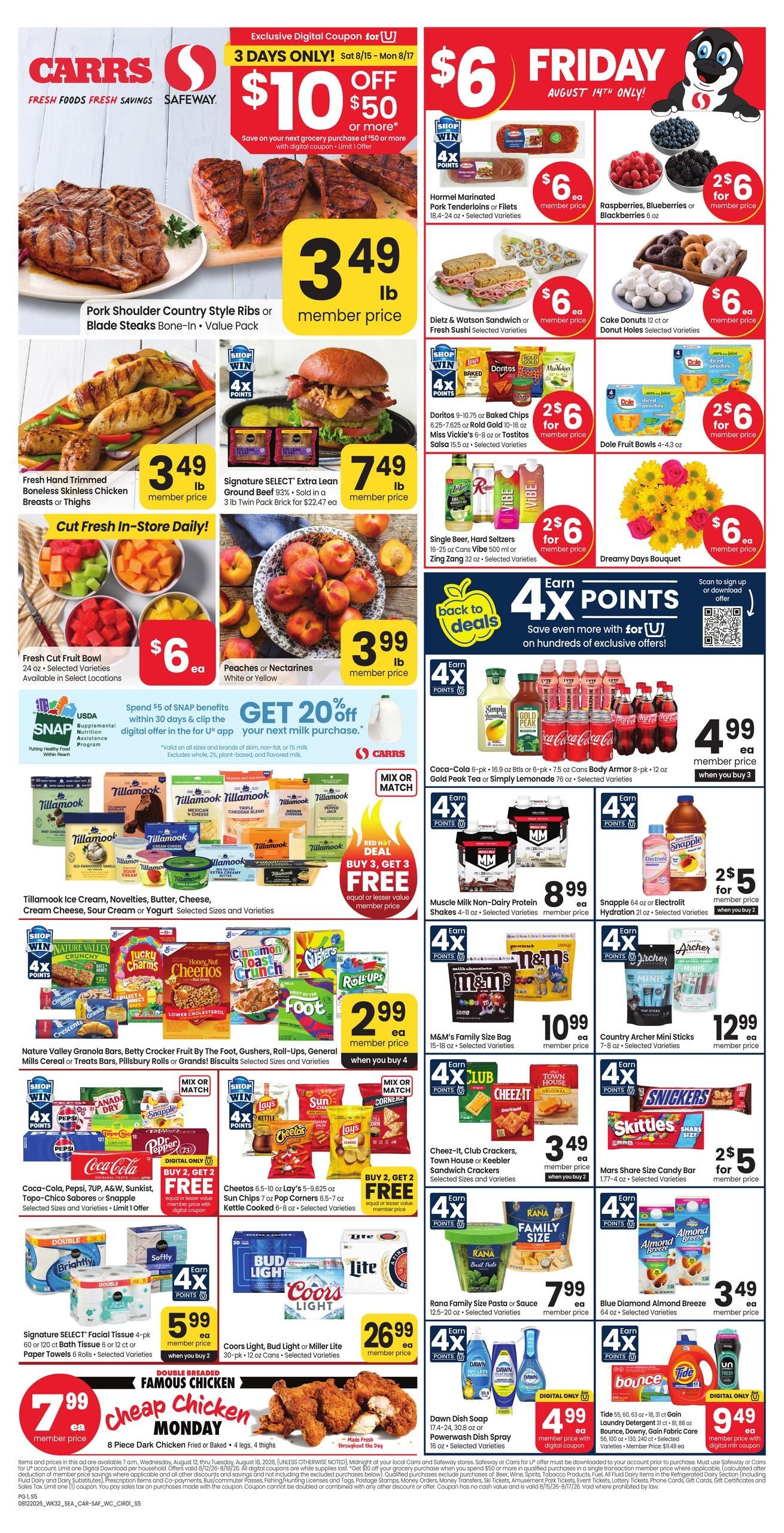 Safeway (Fairbanks-North Pole Area, AK) Weekly Ad August 12 - 18, 2026