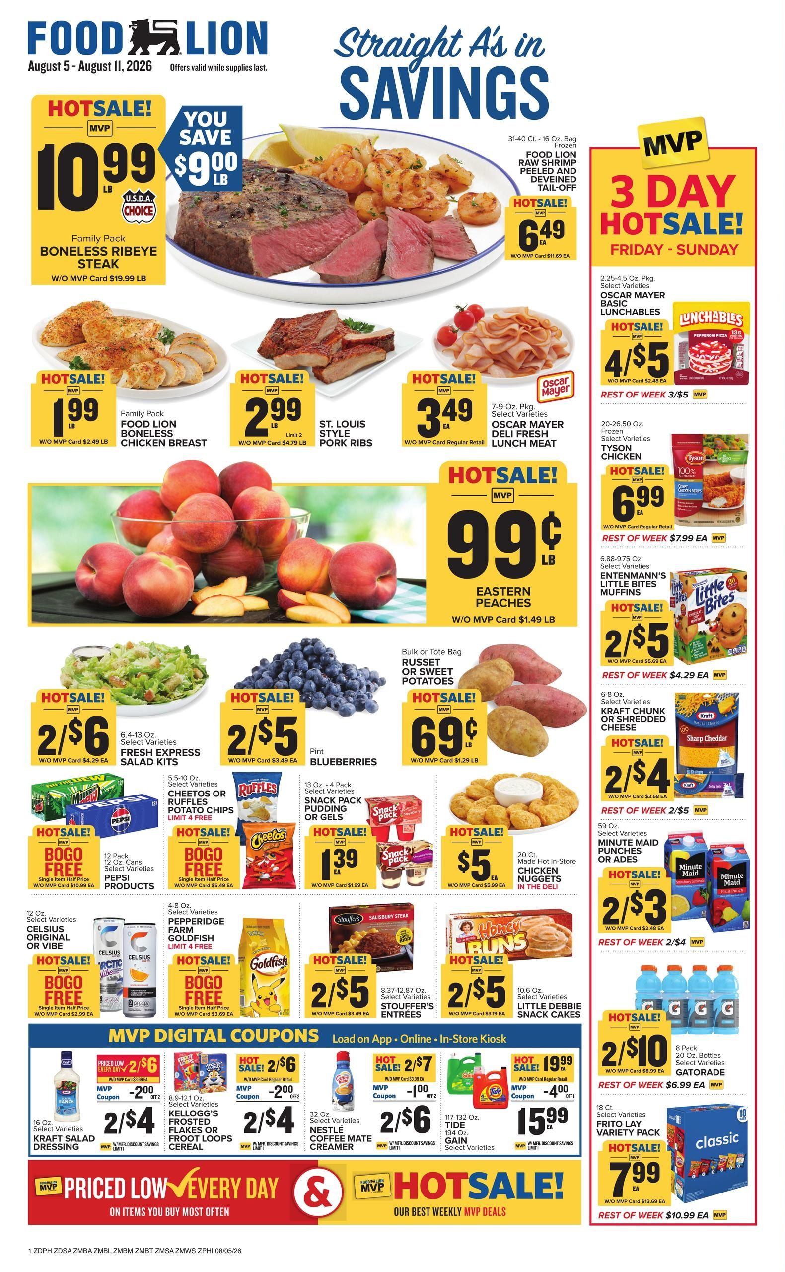 Food Lion (Edgewater Area, MD) Weekly Ad August 5 - 11, 2026