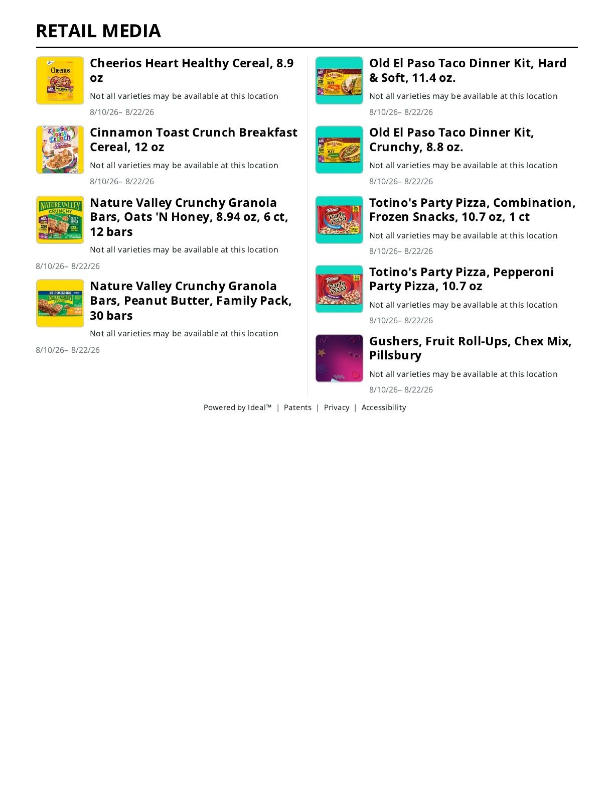 Kingdom Market Weekly Ad August 10 - 16, 2026
