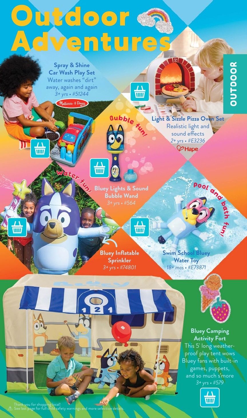 Turner Toys Summer Toy Catalog Weekly Ad April 1 - September 30, 2026