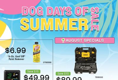 LaValley Building Supply August Doorbusters Weekly Ad August 1 - 31, 2026