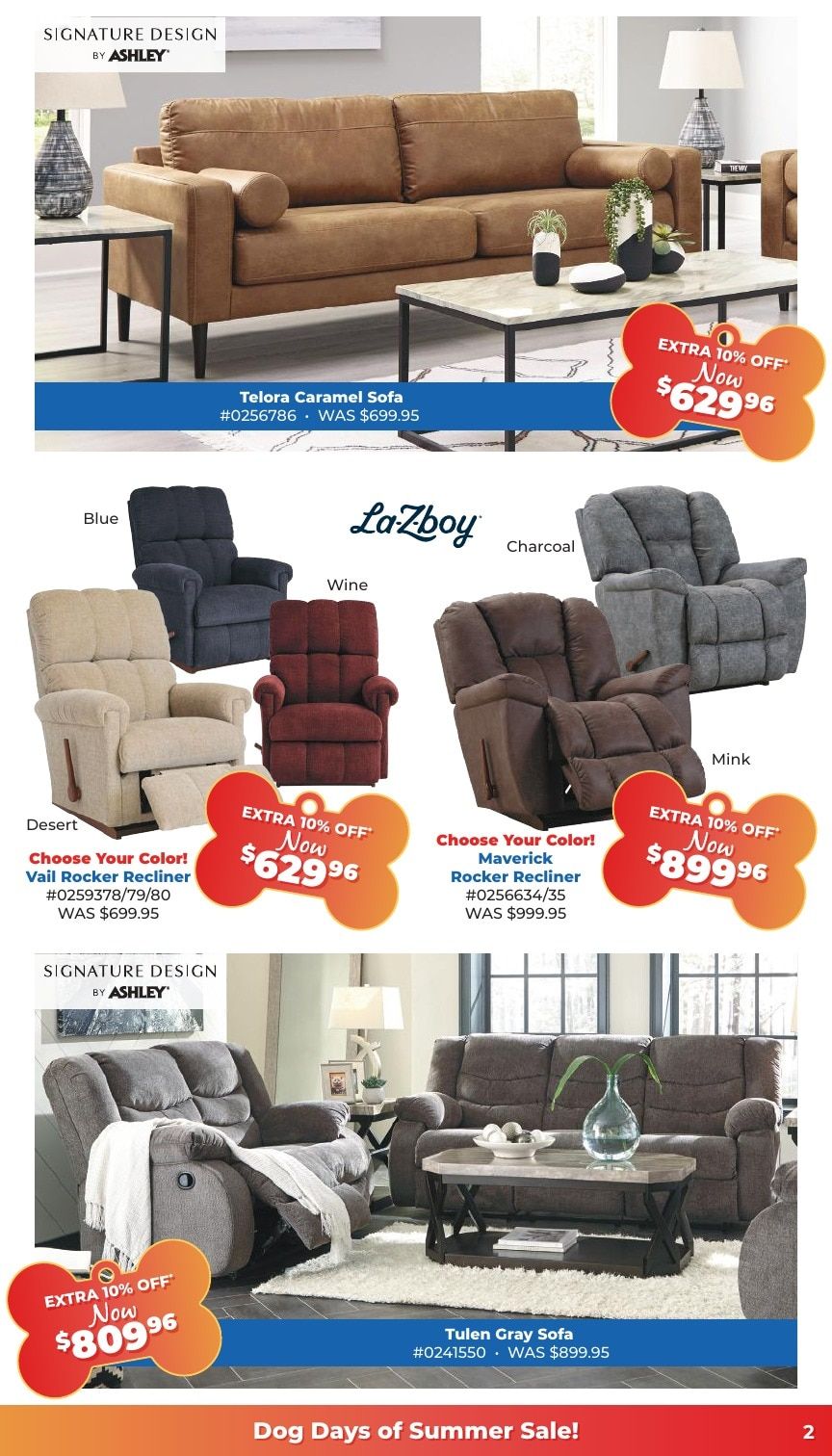 Grand Home Furnishings Dog Days of Summer Sale Weekly Ad August 5 - 17, 2026