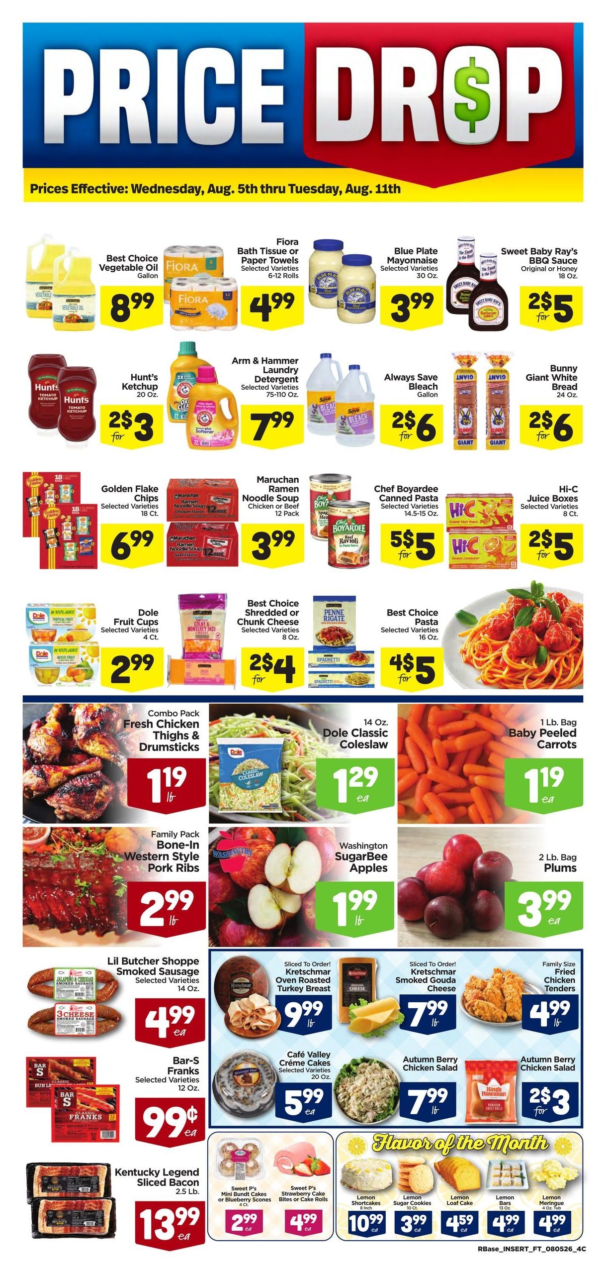 Jerry Lee's Weekly Ad August 5 - 11, 2026
