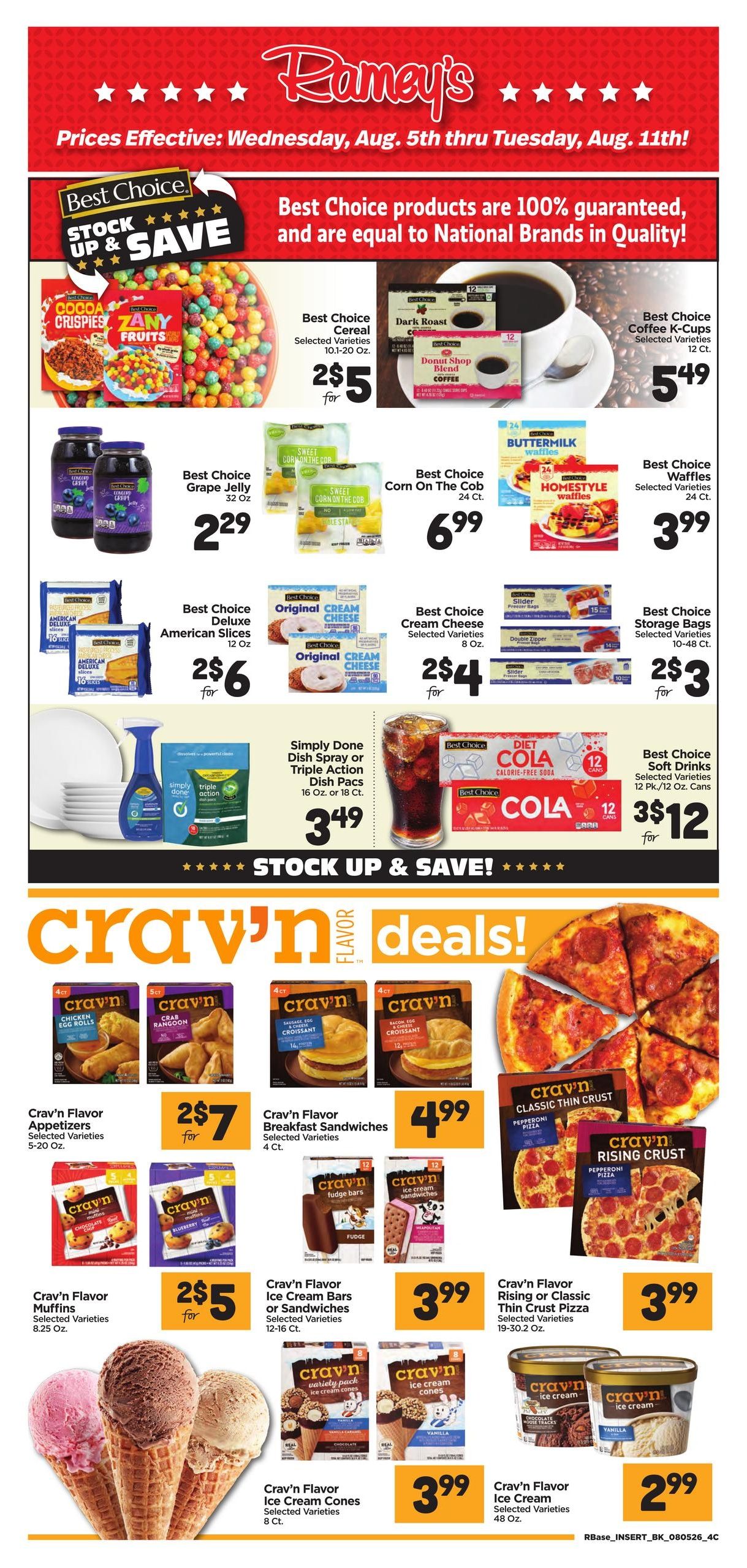 Jerry Lee's Weekly Ad August 5 - 11, 2026