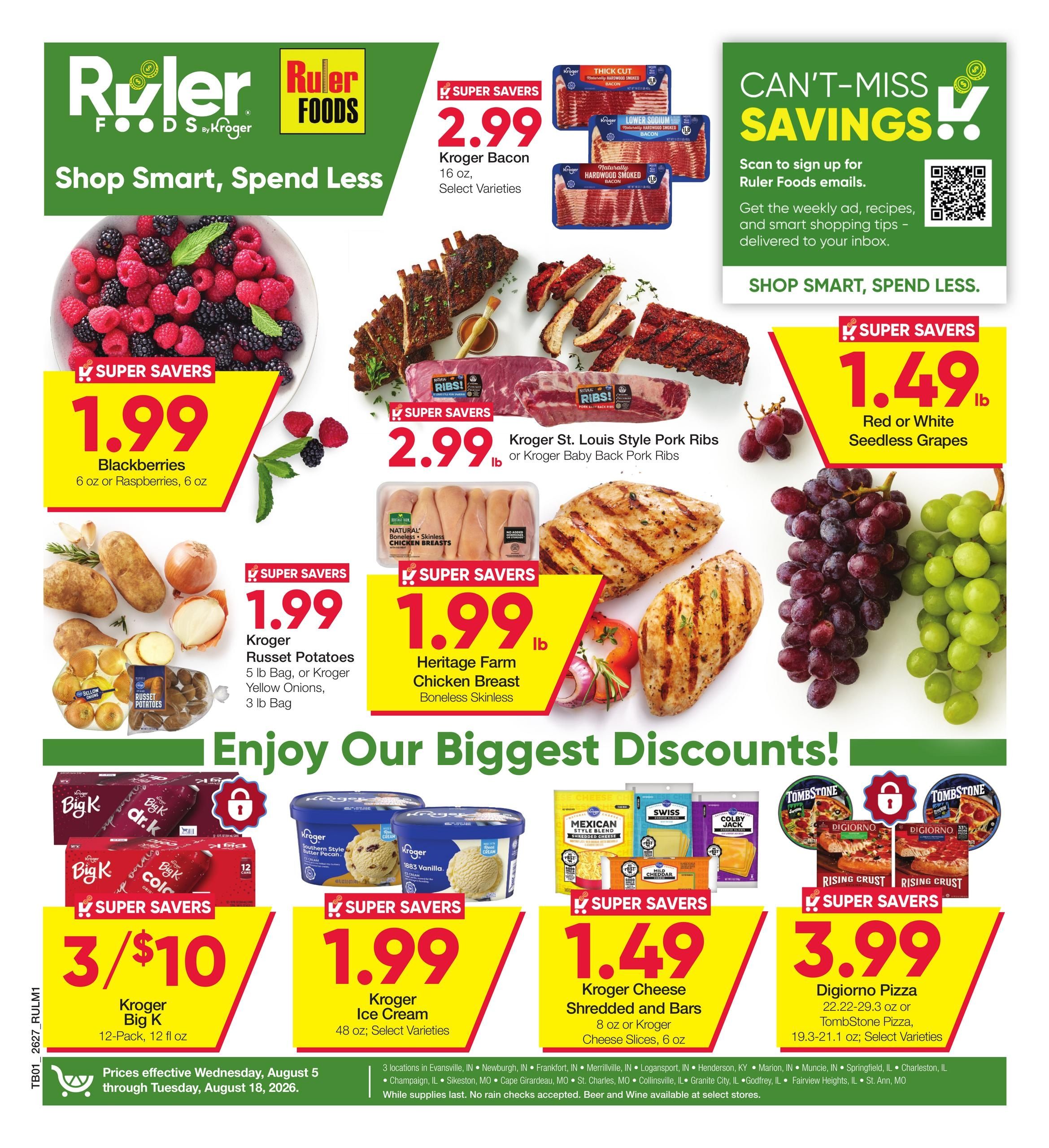 Ruler Foods Weekly Ad August 5 - 18, 2026