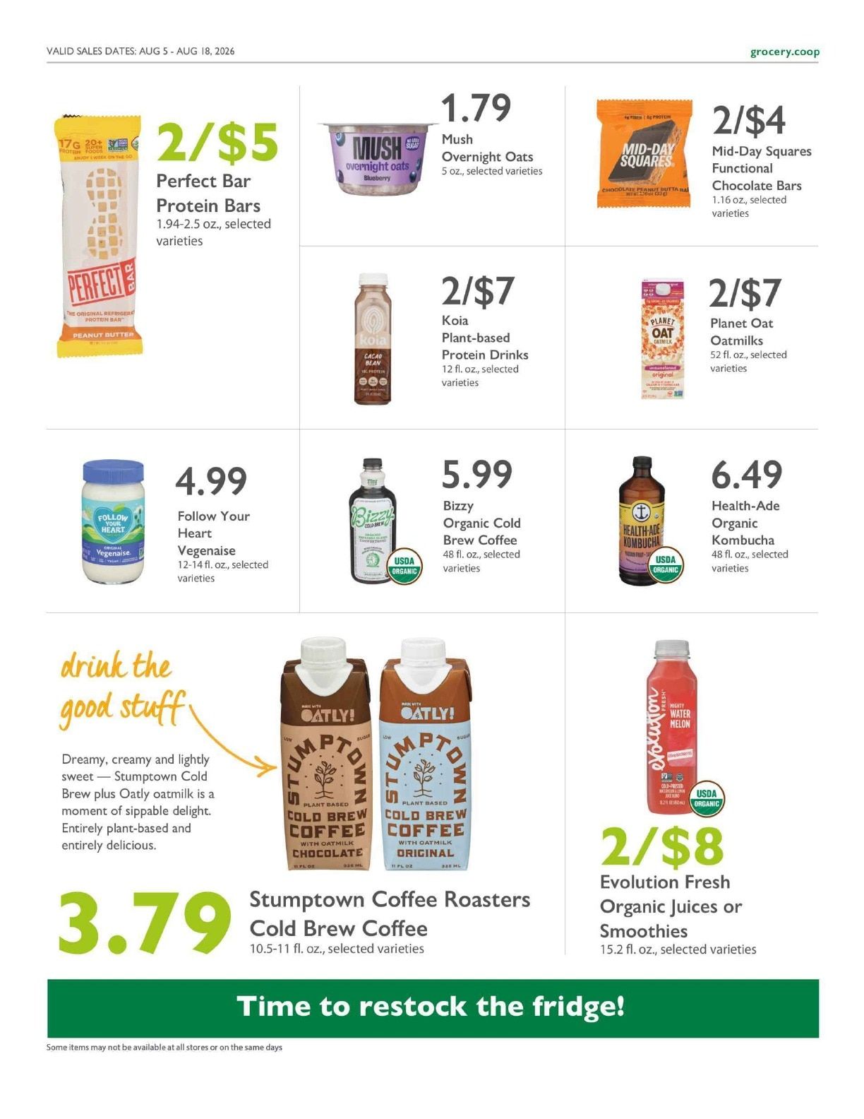 Chequamegon Food Co-op Co+op Deals Weekly Ad August 5 - 18, 2026