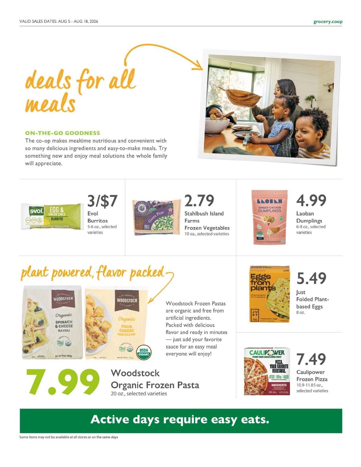 Chequamegon Food Co-op Co+op Deals Weekly Ad August 5 - 18, 2026