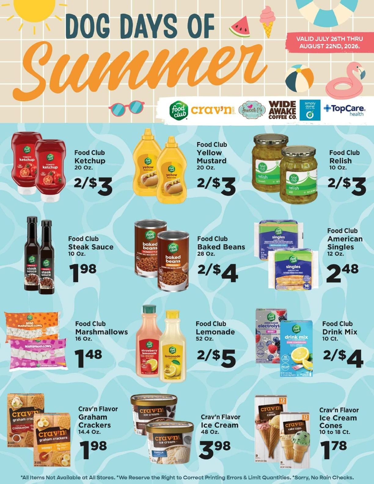 Gempeler's Supermarket Dog Days of Summer Weekly Ad July 26 - August 22, 2026