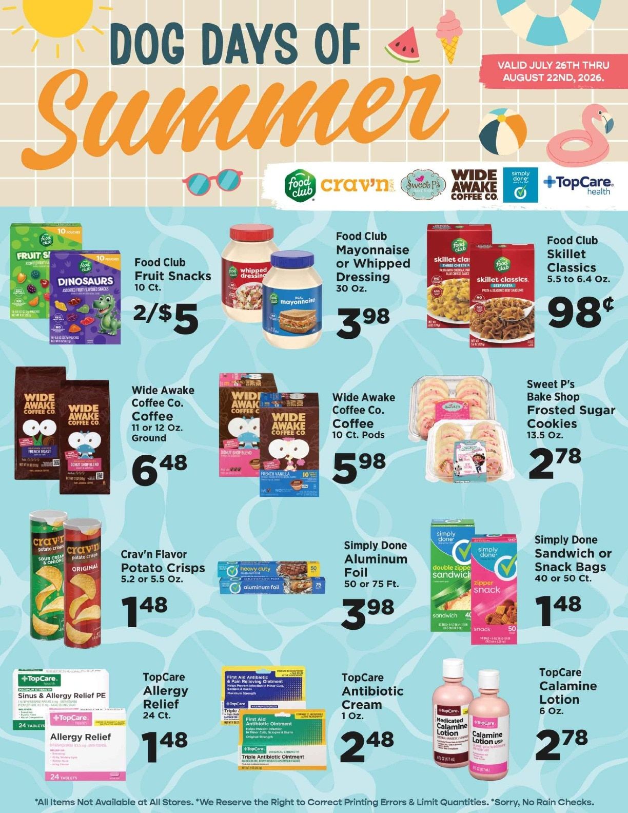 Gempeler's Supermarket Dog Days of Summer Weekly Ad July 26 - August 22, 2026