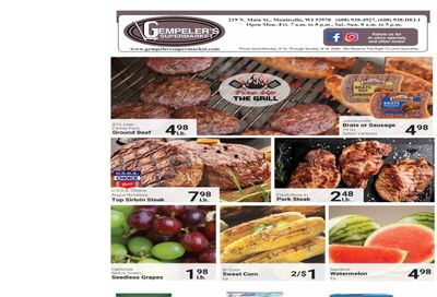 Gempeler's Supermarket Weekly Ad August 10 - 16, 2026