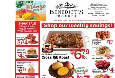 Benedict's Market Weekly Ad August 5 - 11, 2026