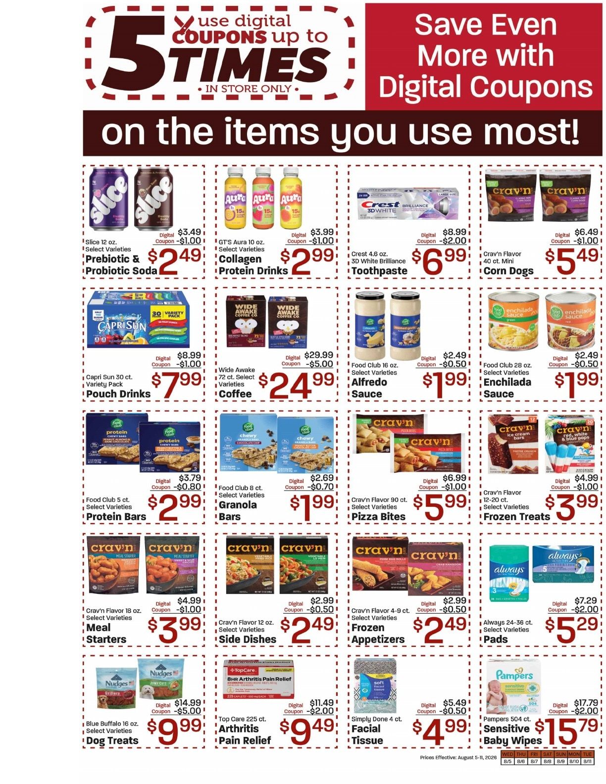 Benedict's Market Weekly Ad August 5 - 11, 2026