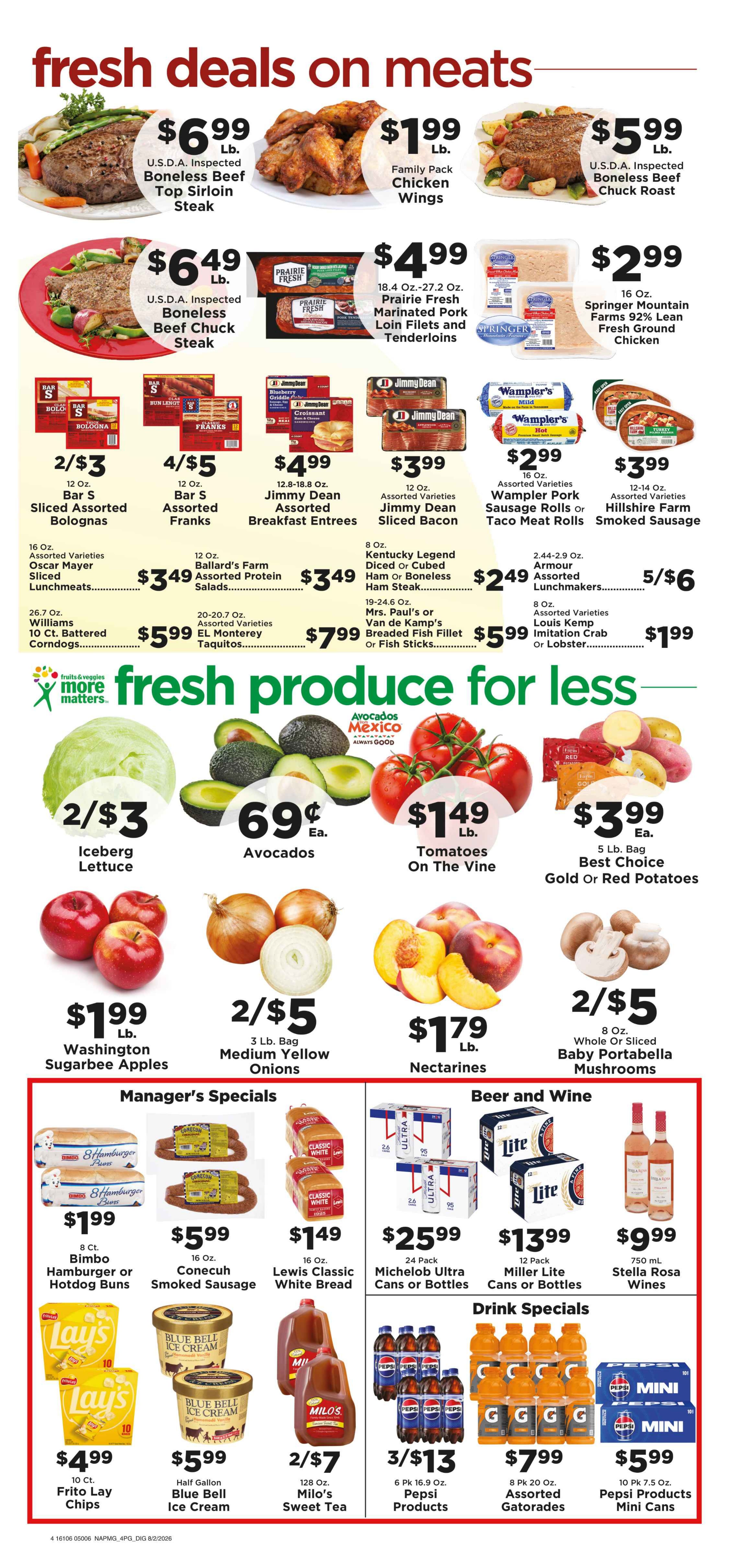 SavMor Associated Foods Weekly Ad August 5 - 11, 2026