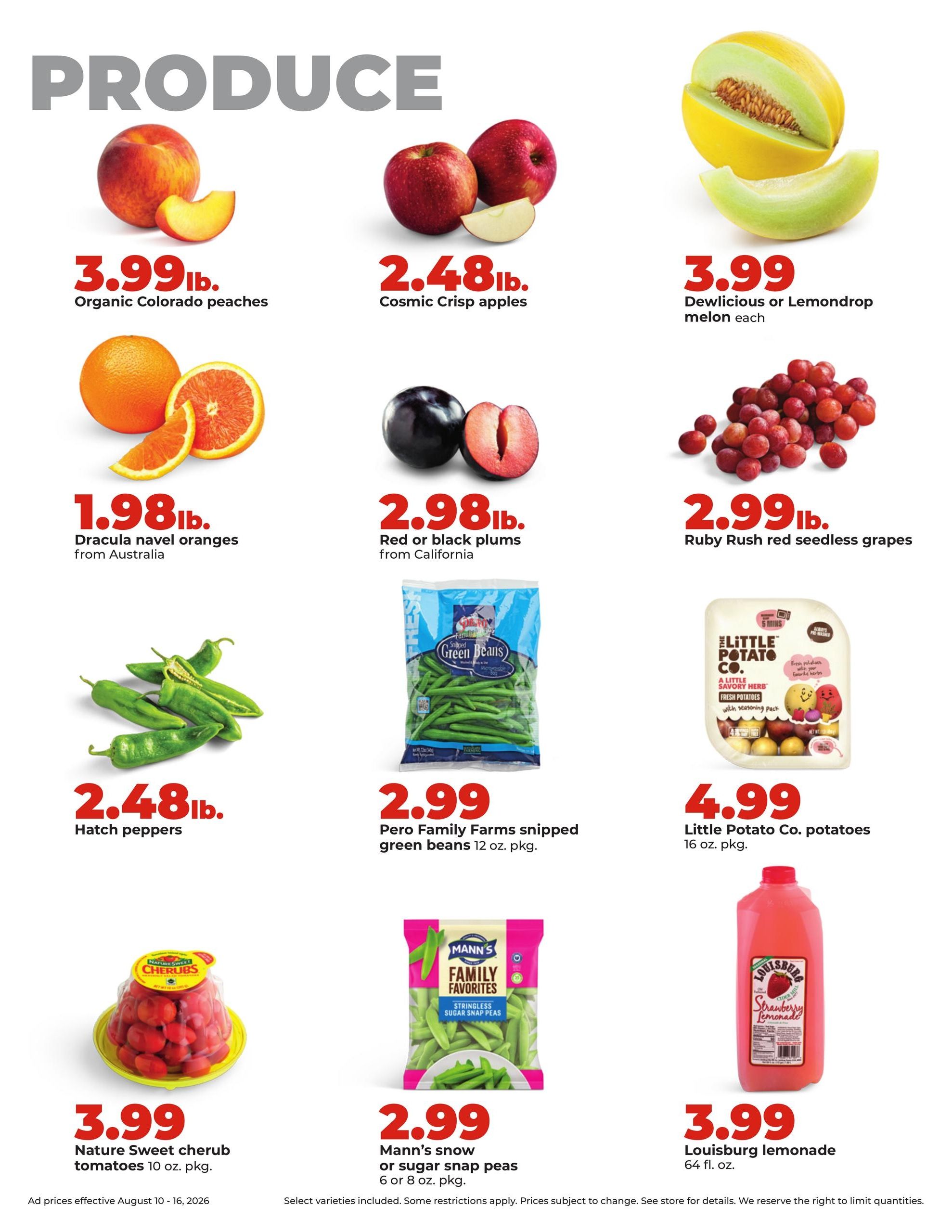Hy-Vee (IA, IL, WI) Weekly Ad August 10 - 16, 2026