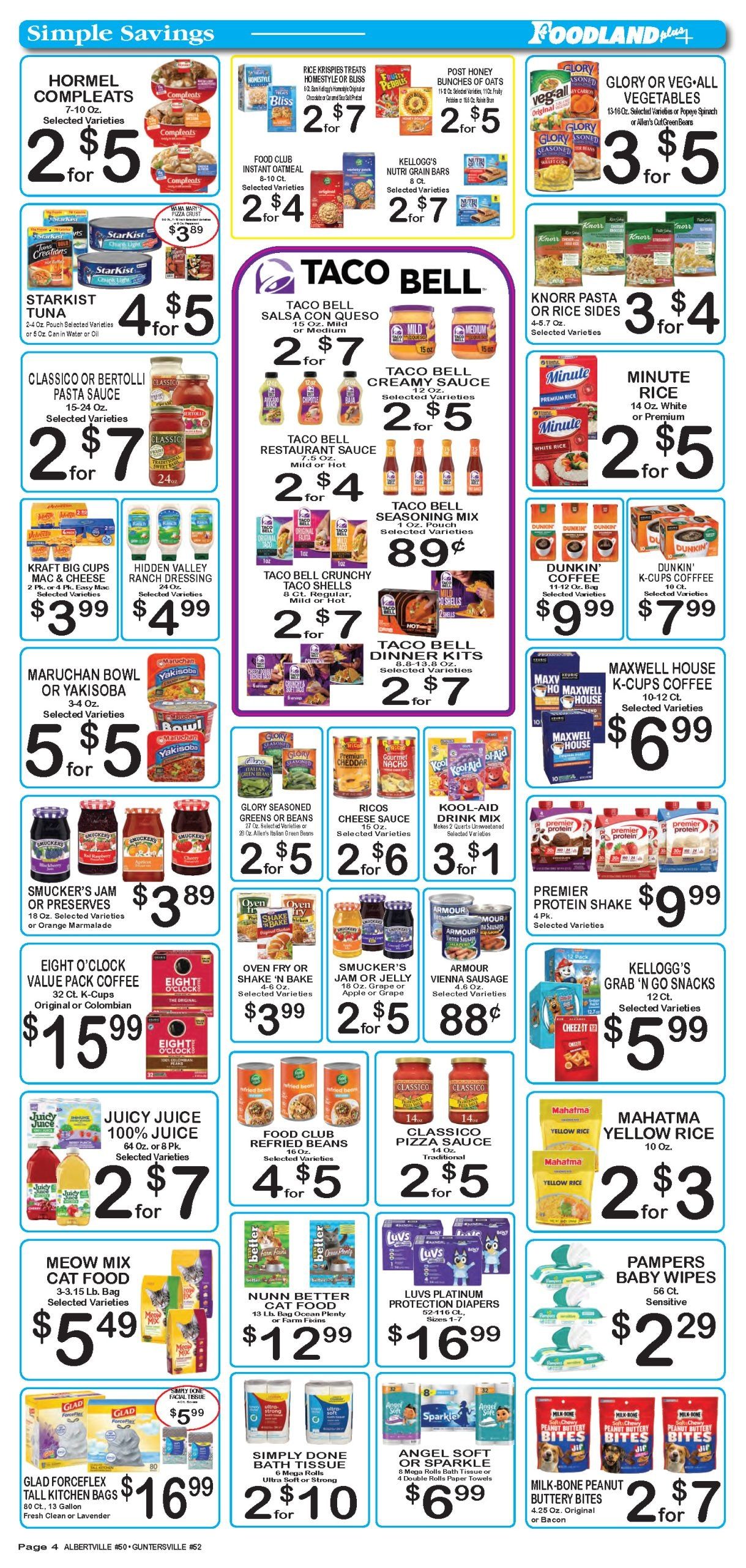 Foodland Grocery (Alabama) Weekly Ad August 11 - 17, 2026