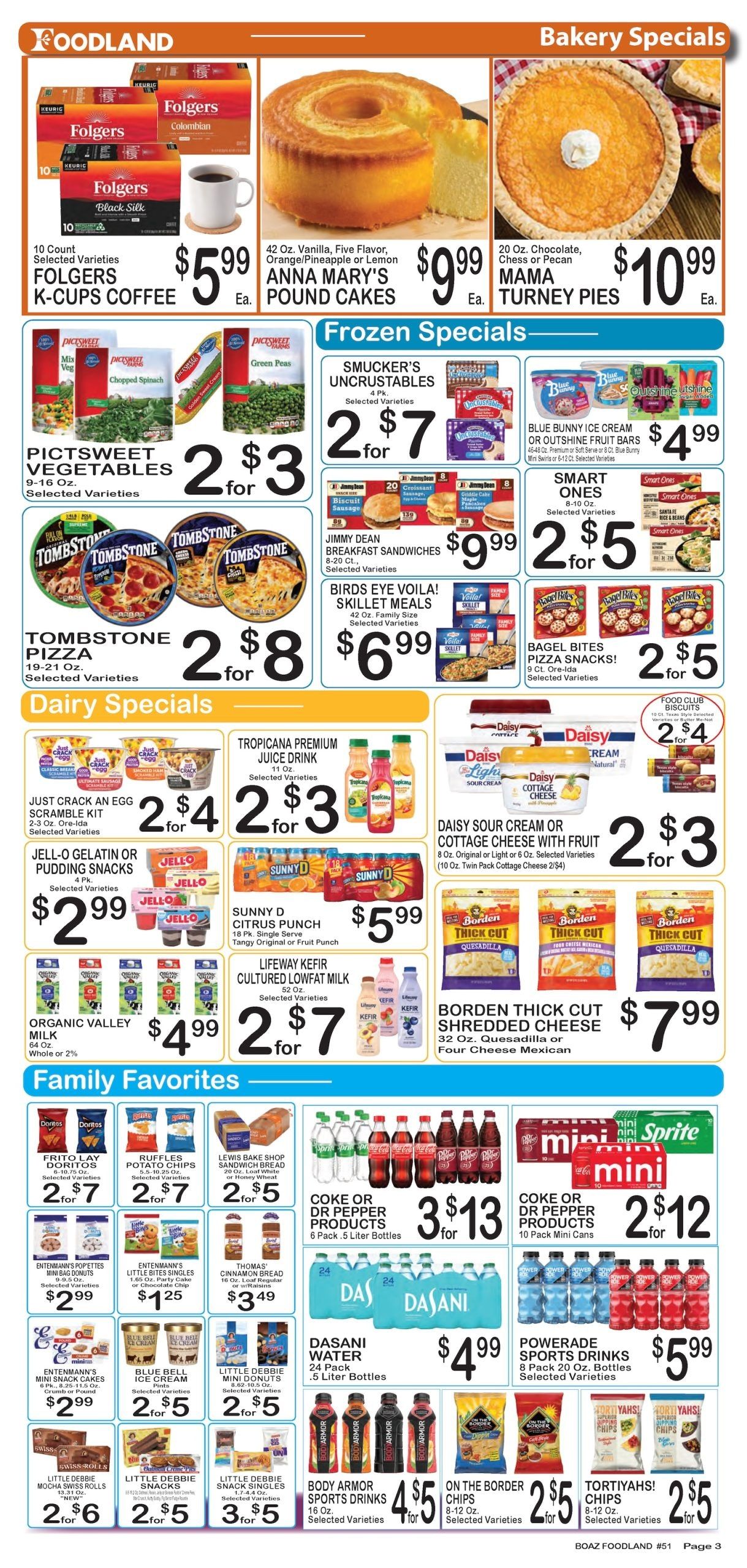 Foodland Grocery (Boaz, AL) Weekly Ad August 11 - 17, 2026
