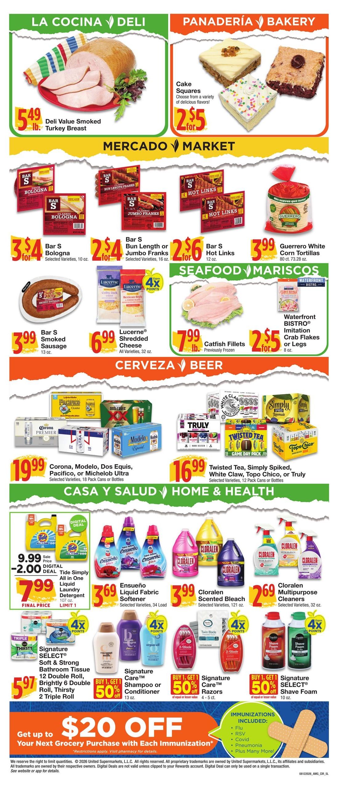 Amigos United (Lubbock Area, TX) Weekly Ad August 12 - 18, 2026