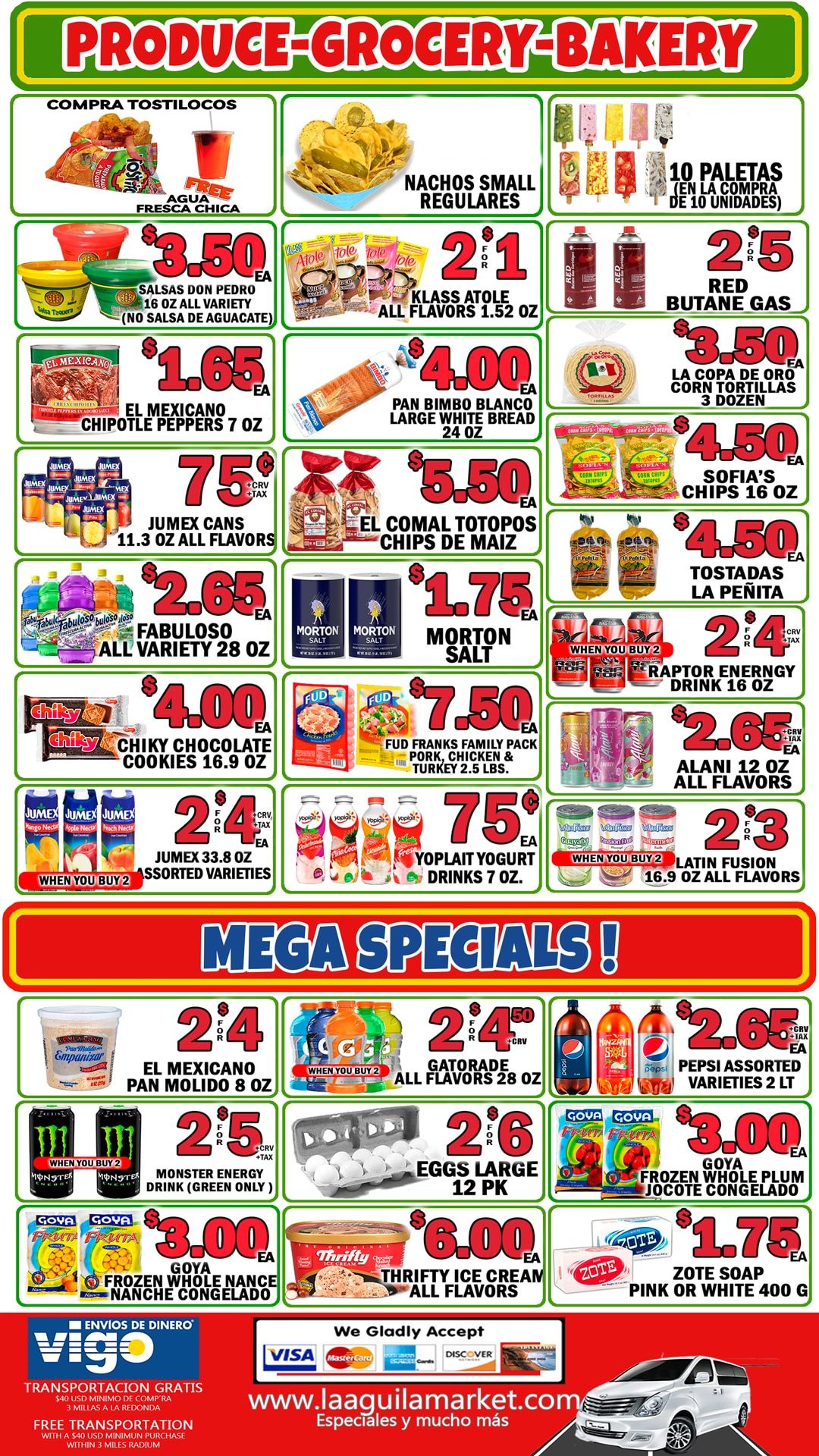 La Aguila Market (Westminster, CA) Weekly Ad August 5 - 11, 2026