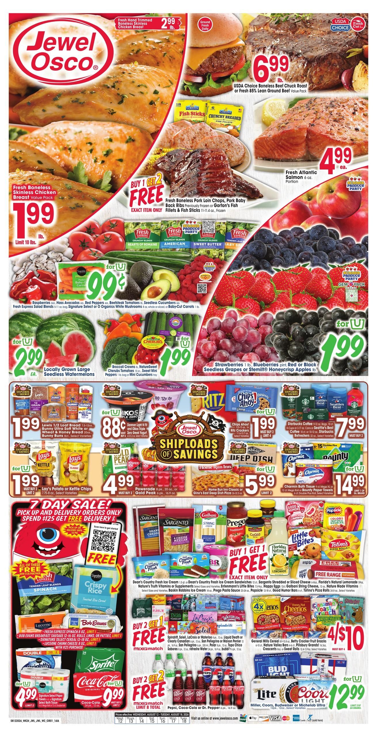 Jewel-Osco (Bellevue–Hanover Area, IA–IL) Weekly Ad August 12 - 18, 2026