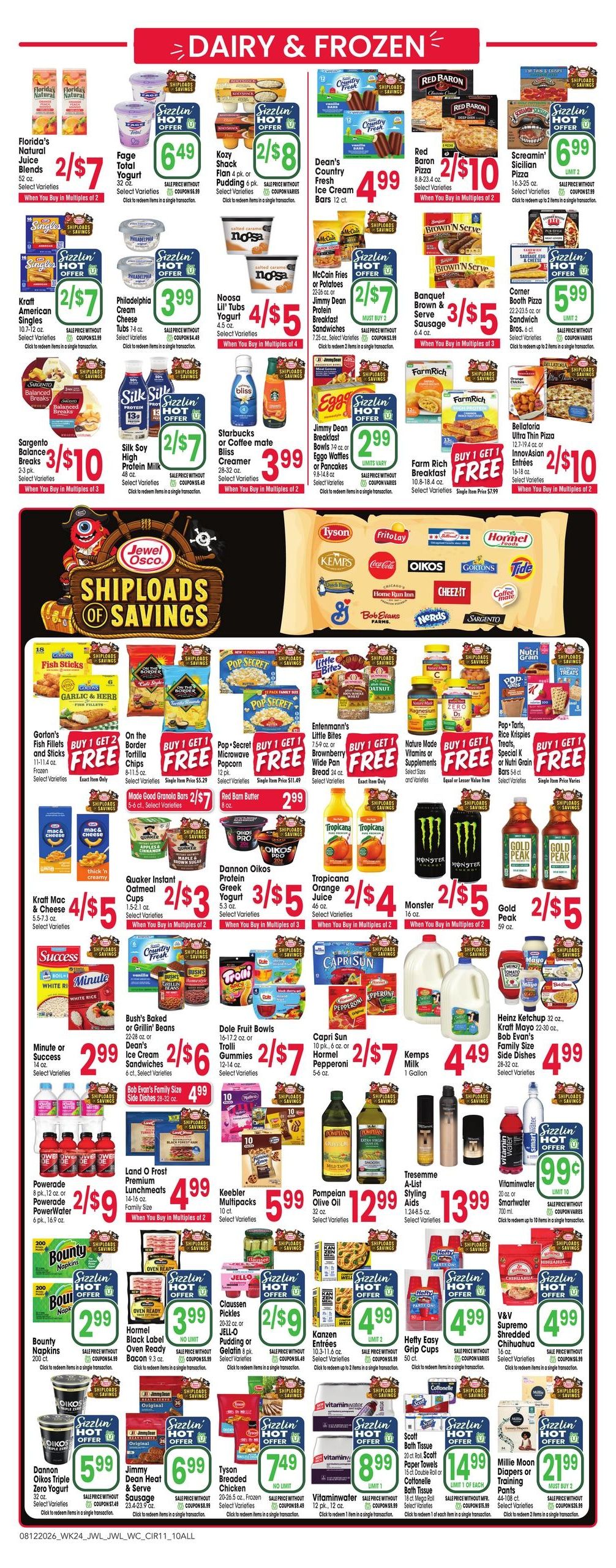 Jewel-Osco (Bellevue–Hanover Area, IA–IL) Weekly Ad August 12 - 18, 2026