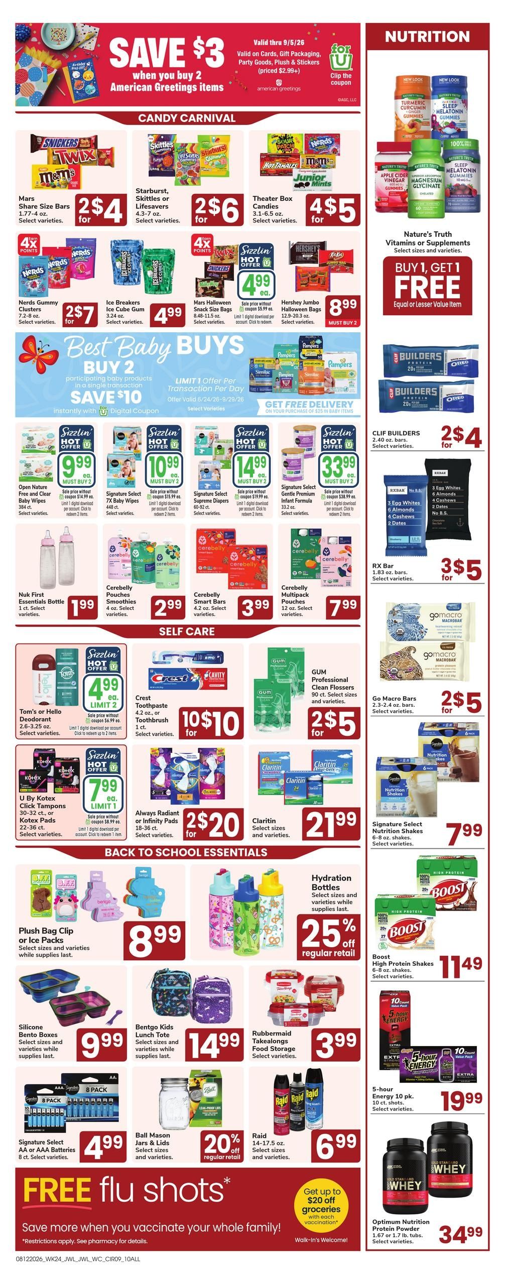Jewel-Osco (Bellevue–Hanover Area, IA–IL) Weekly Ad August 12 - 18, 2026