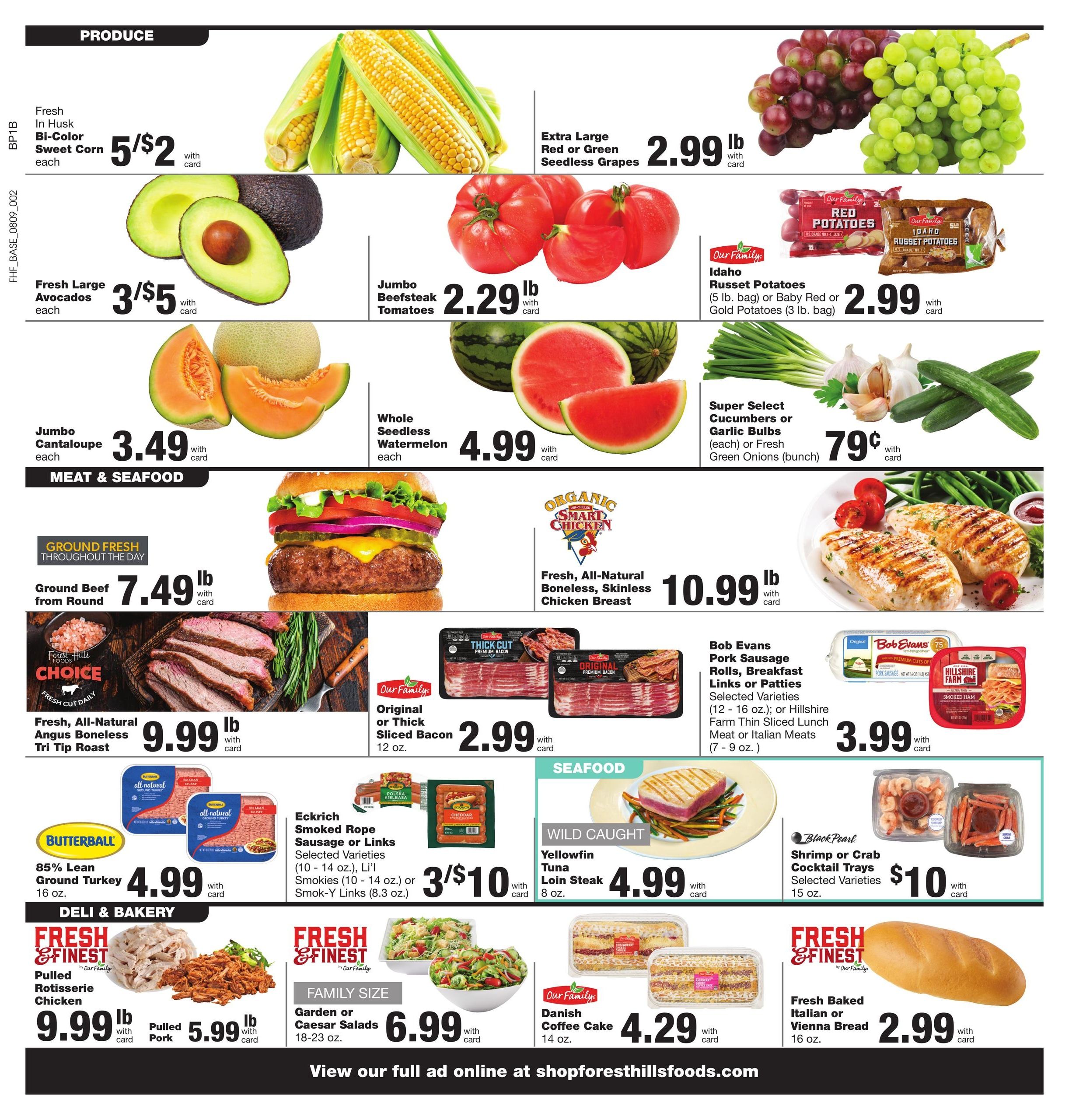 Forest Hills Foods Weekly Ad August 9 - 15, 2026