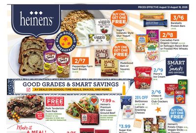 Heinen's Grocery Store (OH, PA) Weekly Ad August 12 - 18, 2026