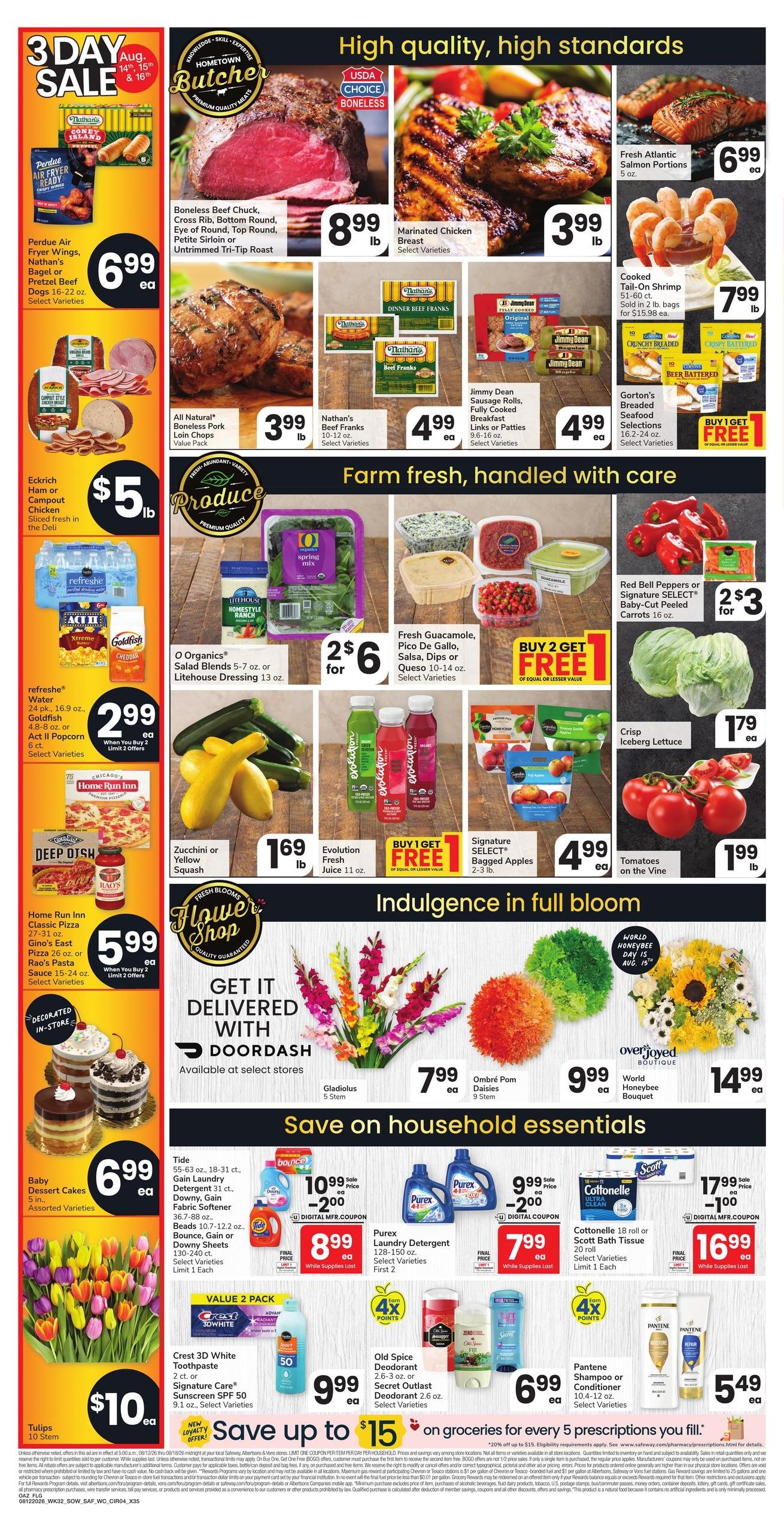Safeway (Flagstaff Area, AZ) Weekly Ad August 12 - 18, 2026