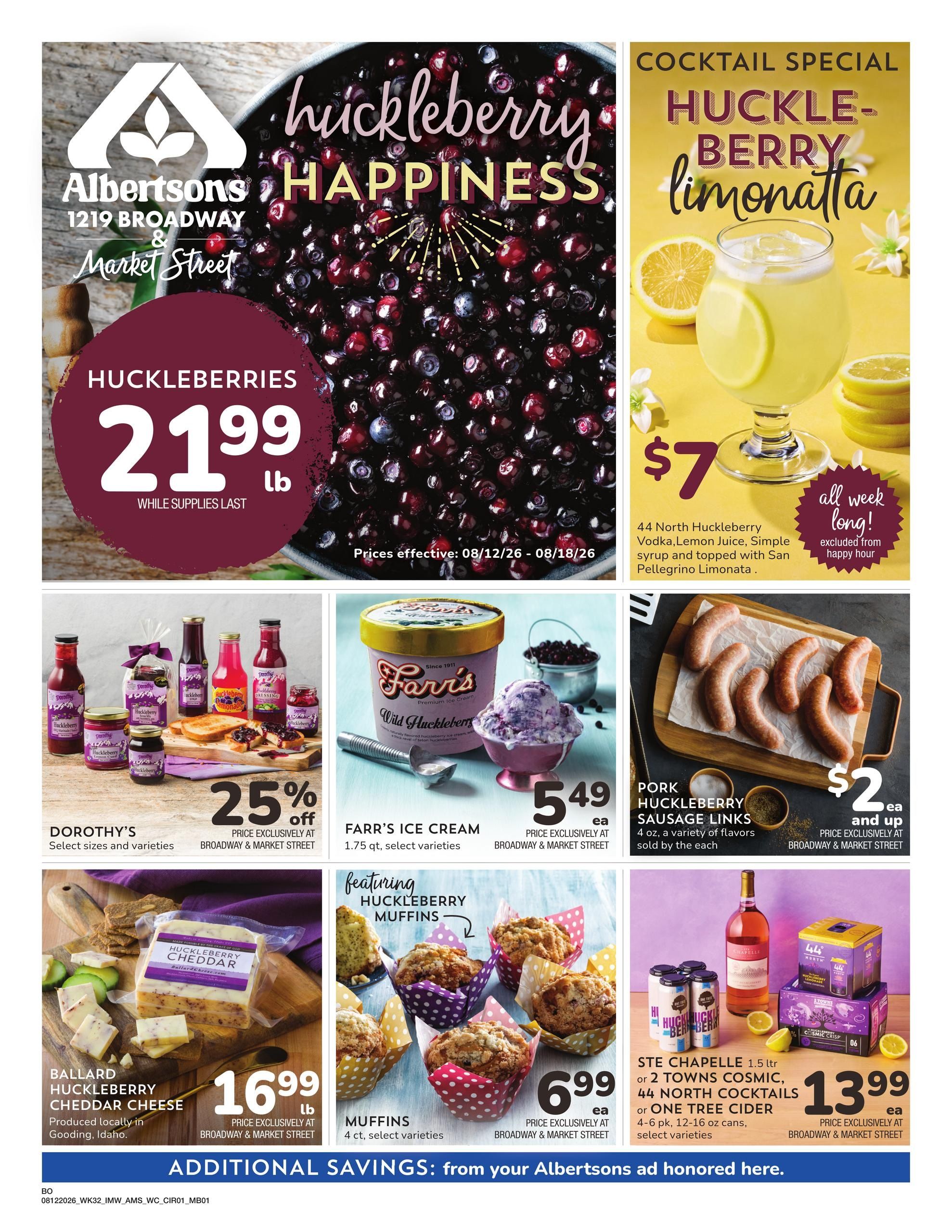 Albertsons (Meridian–Boise Area, ID) Weekly Ad August 12 - 18, 2026