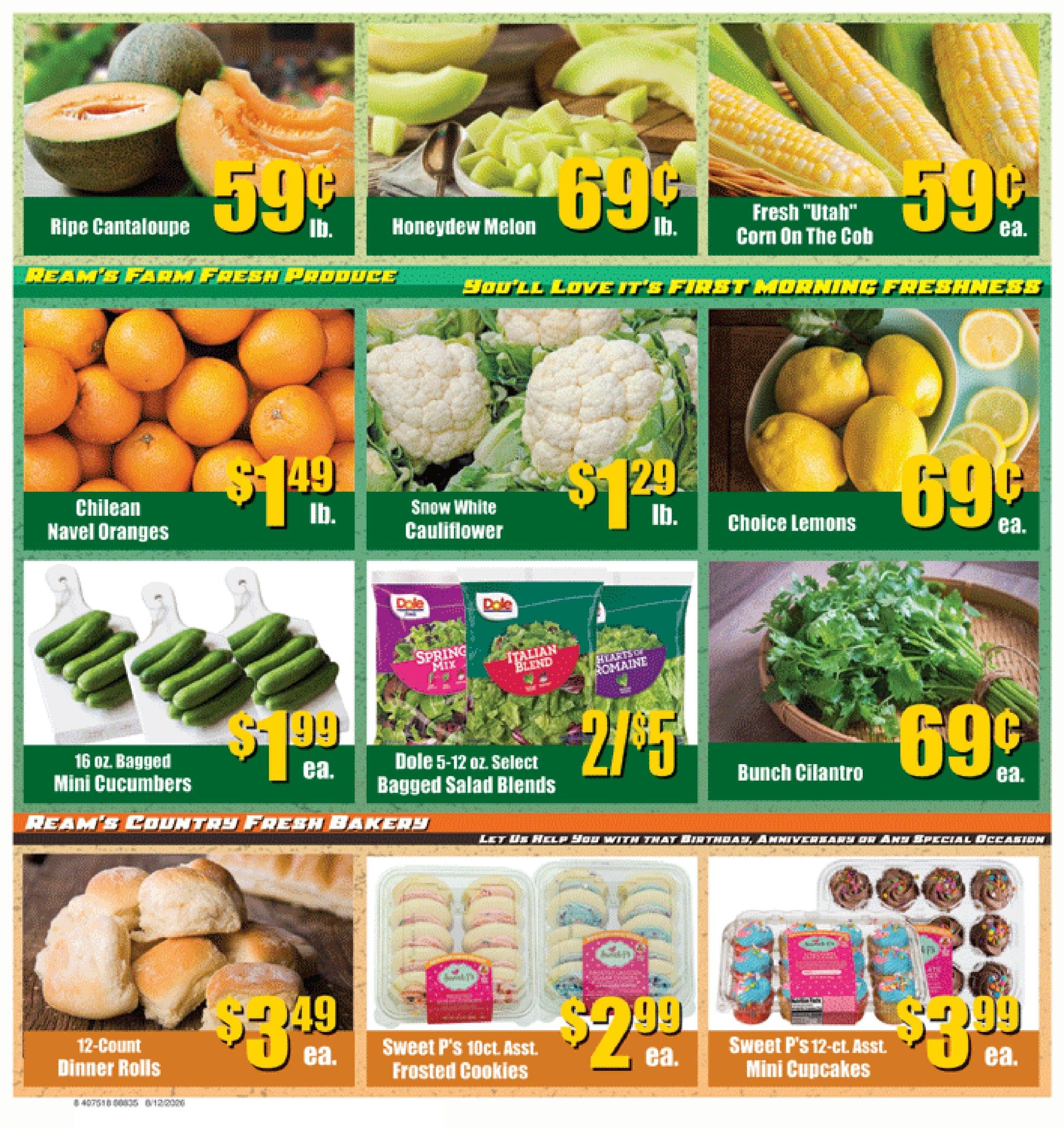 Reams Food Stores Weekly Ad August 11 - 17, 2026