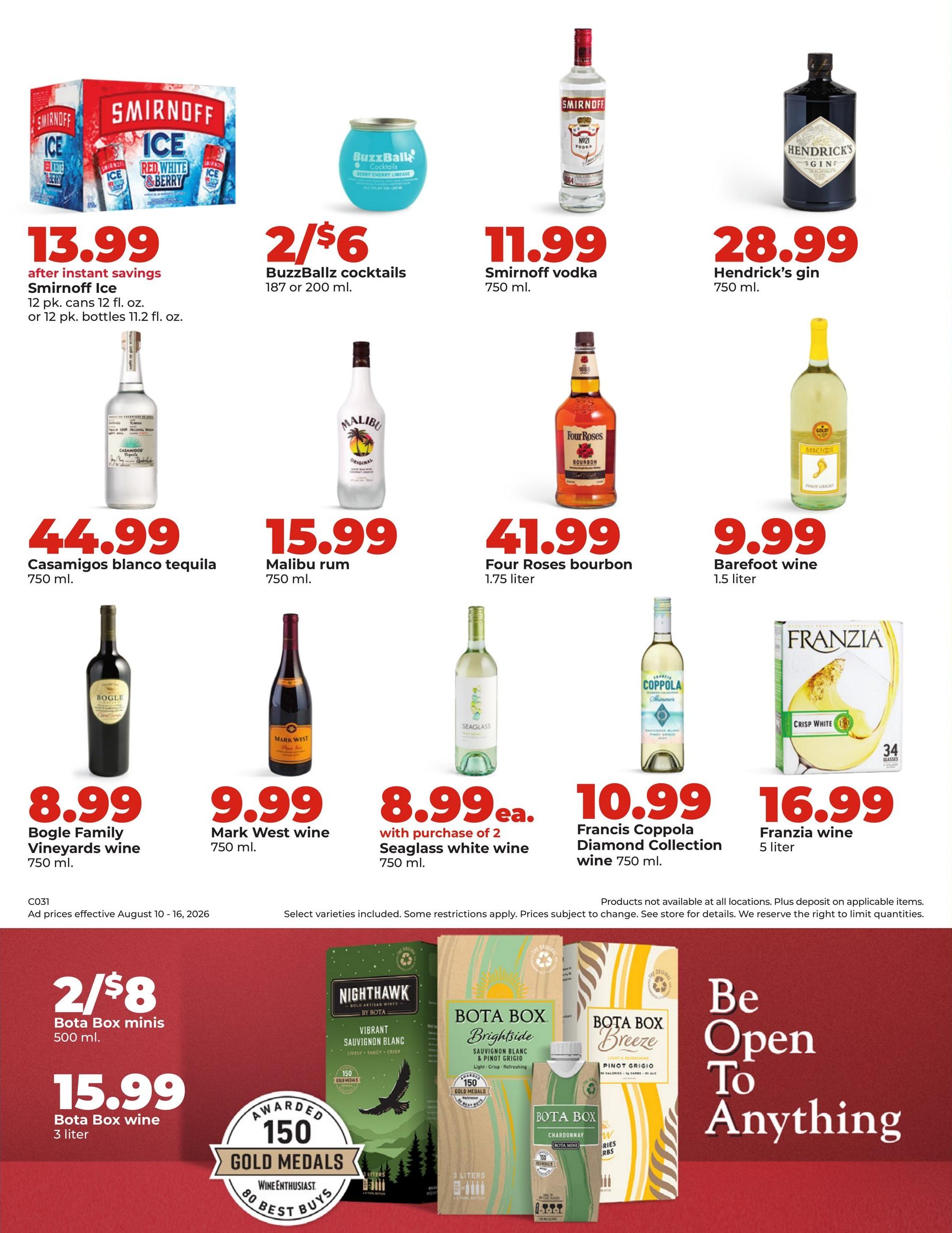 Hy-Vee (IA, MN, WI) Weekly Ad August 10 - 16, 2026