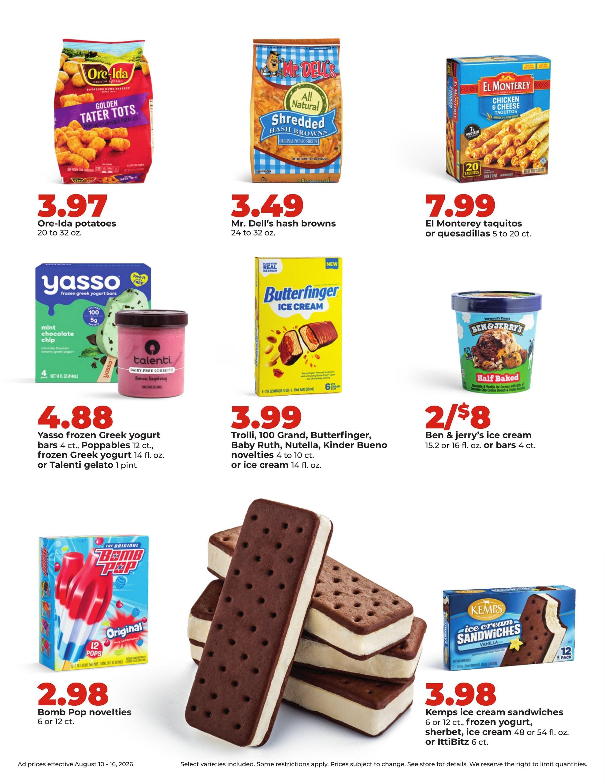 Hy-Vee (Sedalia Area, MO) Weekly Ad August 10 - 16, 2026