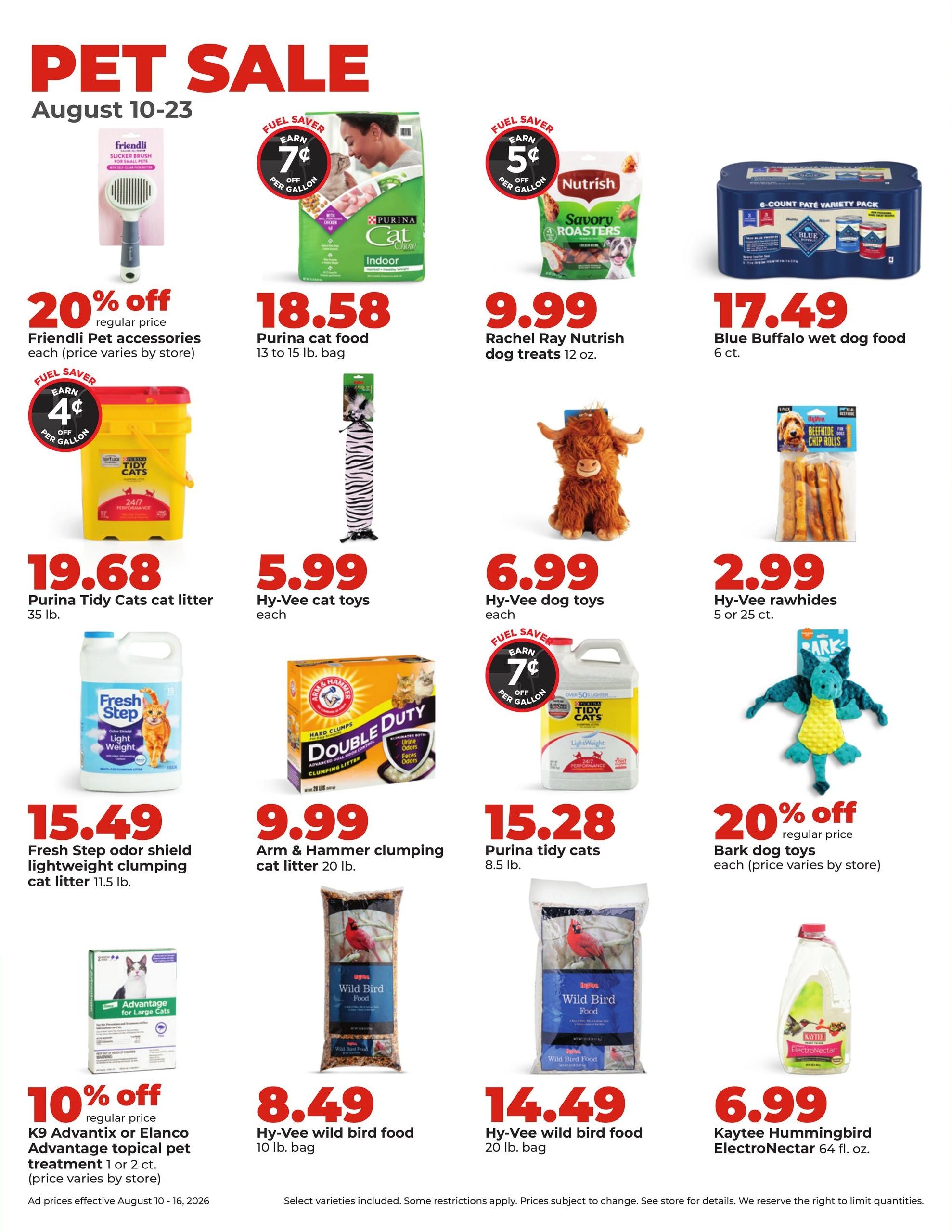 Hy-Vee (Sedalia Area, MO) Weekly Ad August 10 - 16, 2026
