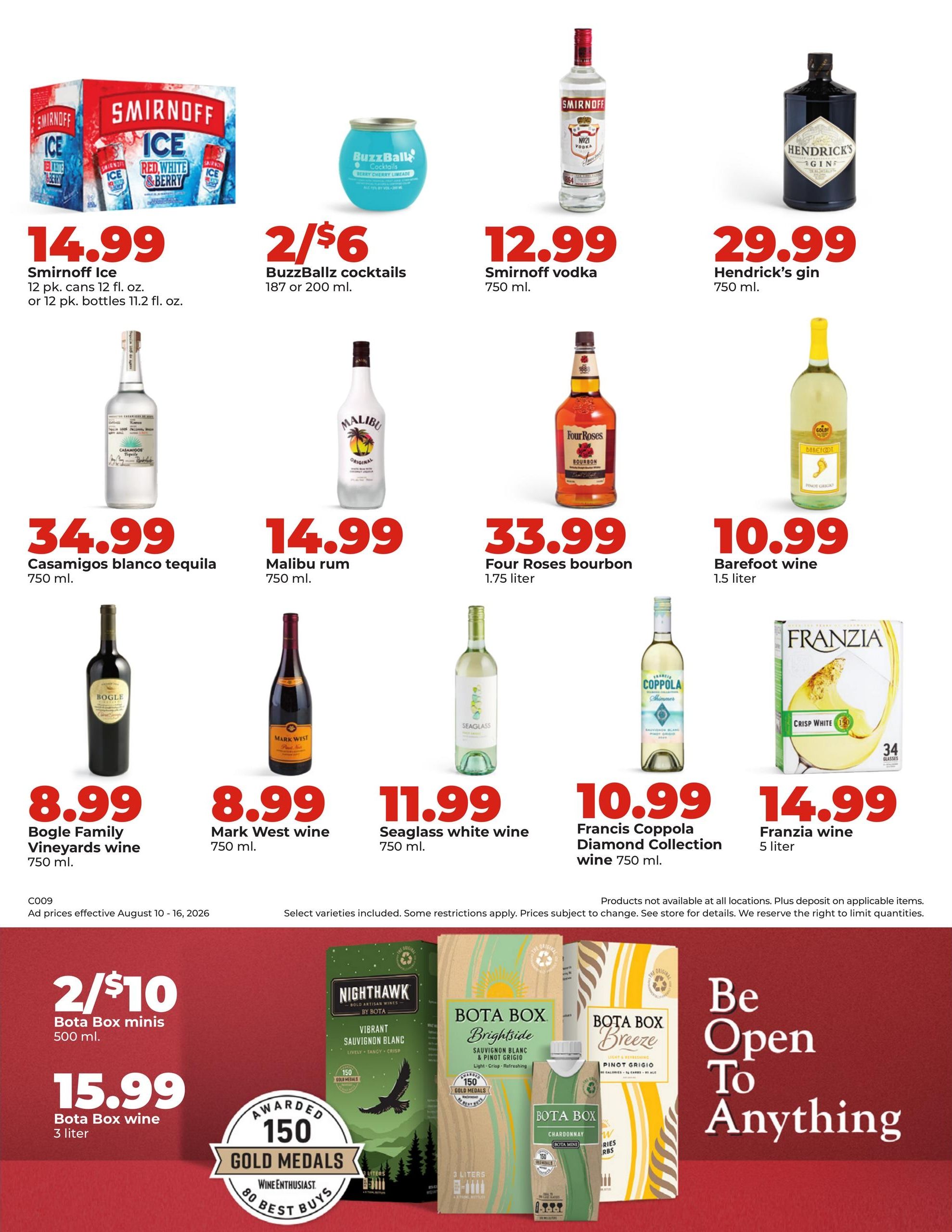 Hy-Vee (Sedalia Area, MO) Weekly Ad August 10 - 16, 2026